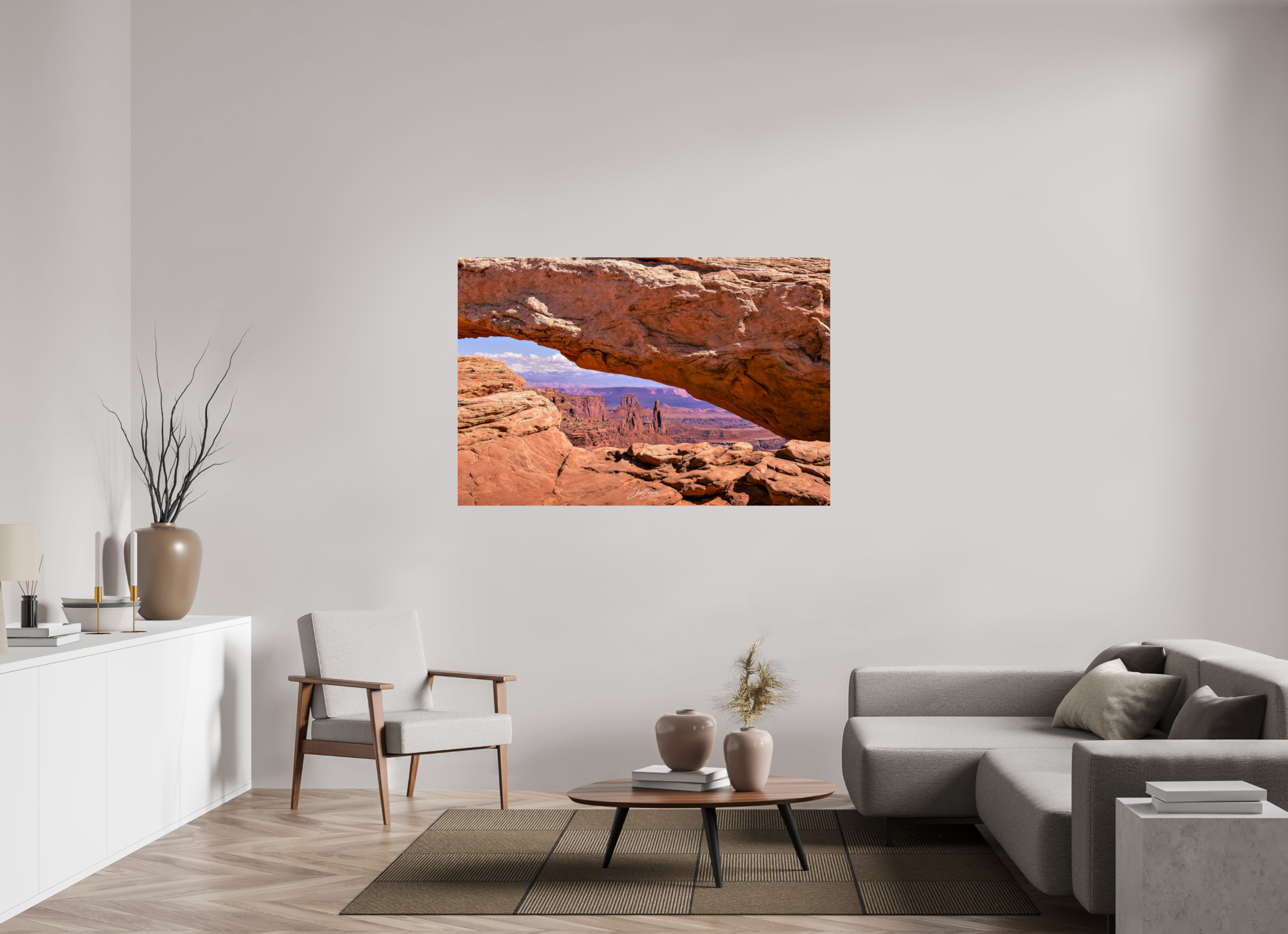 60 x 40″, Photo Print On Fuji Crystal DP II Red Rock