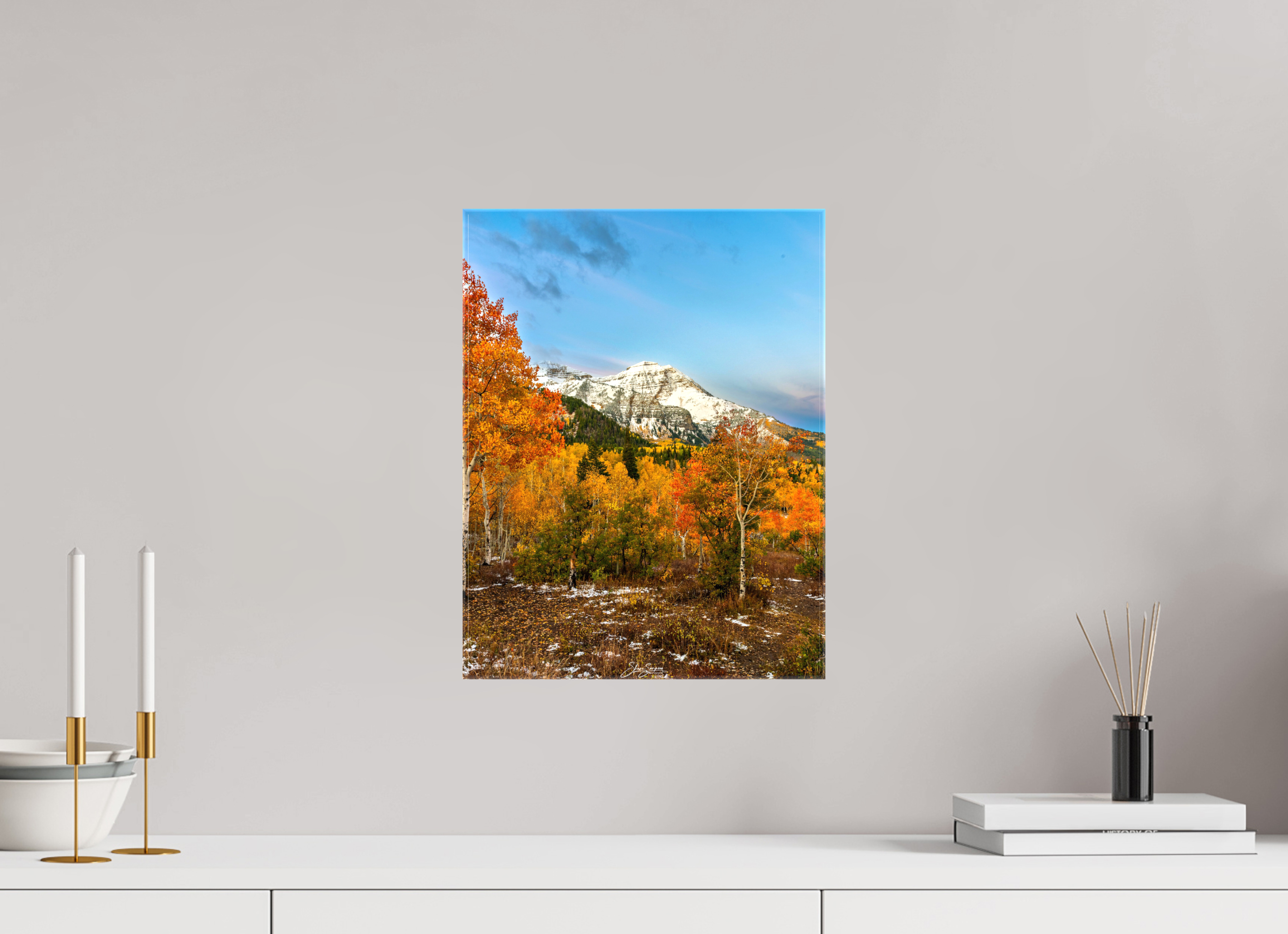 12 x 15.7″, Canvas Timp Fall