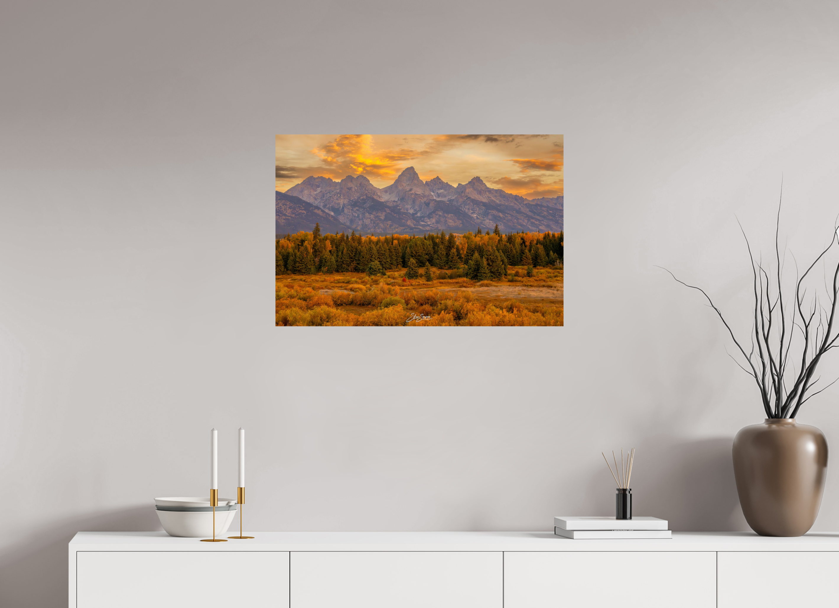 30 x 20″, Photo Print On Fuji Crystal DP II A1 Teton Gold