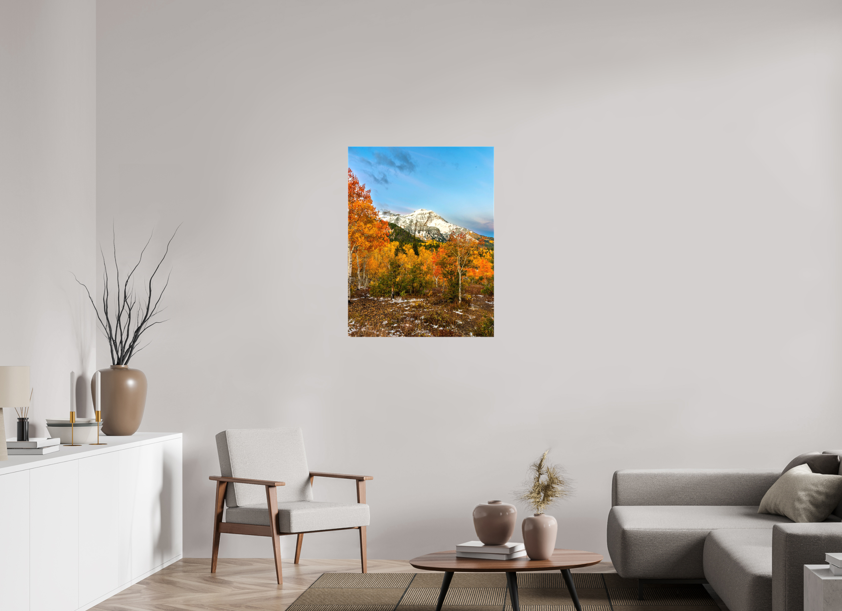 28 x 36.6″, Canvas Timp Fall