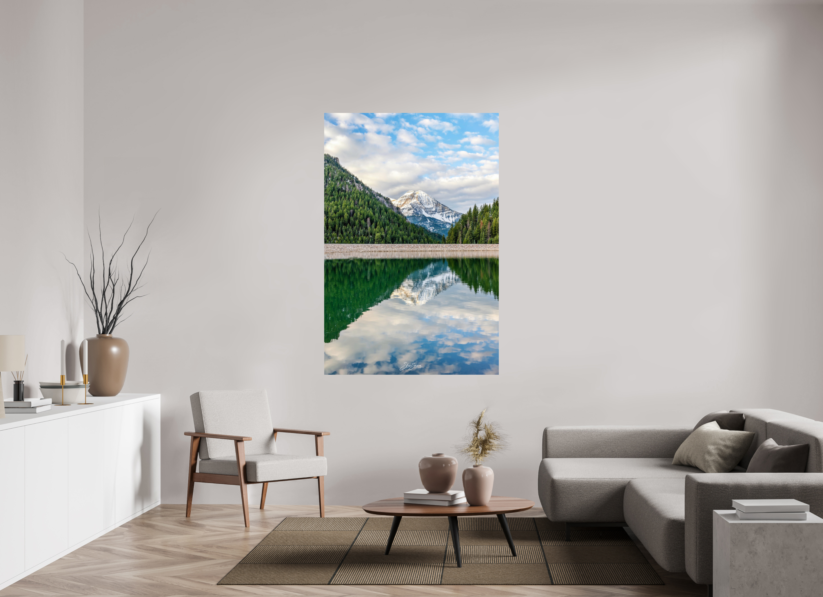 44 x 66″, Photo Print On Fuji Crystal DP II Mount Timpanogos