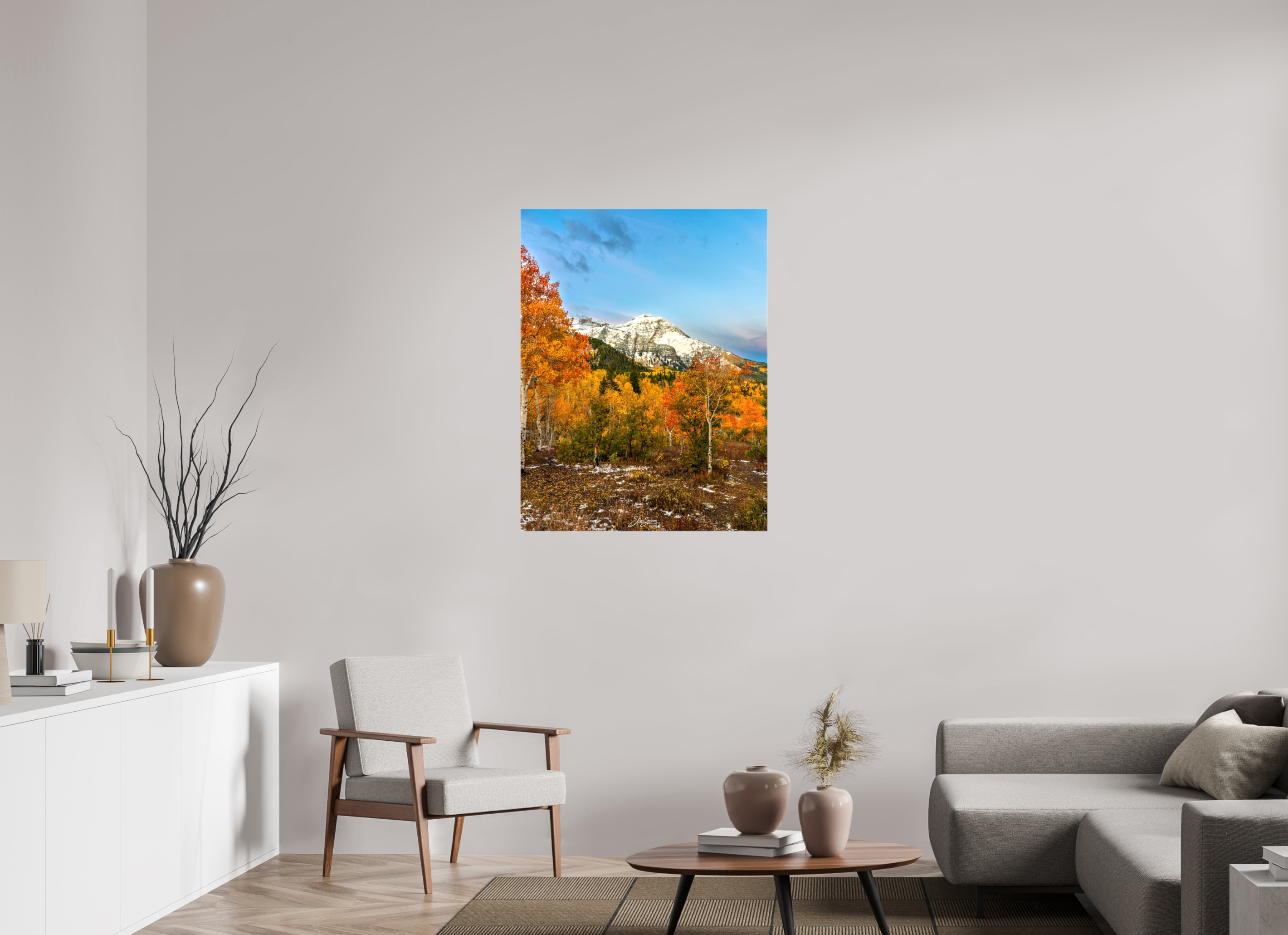 31 x 40.6″, Canvas Timp Fall