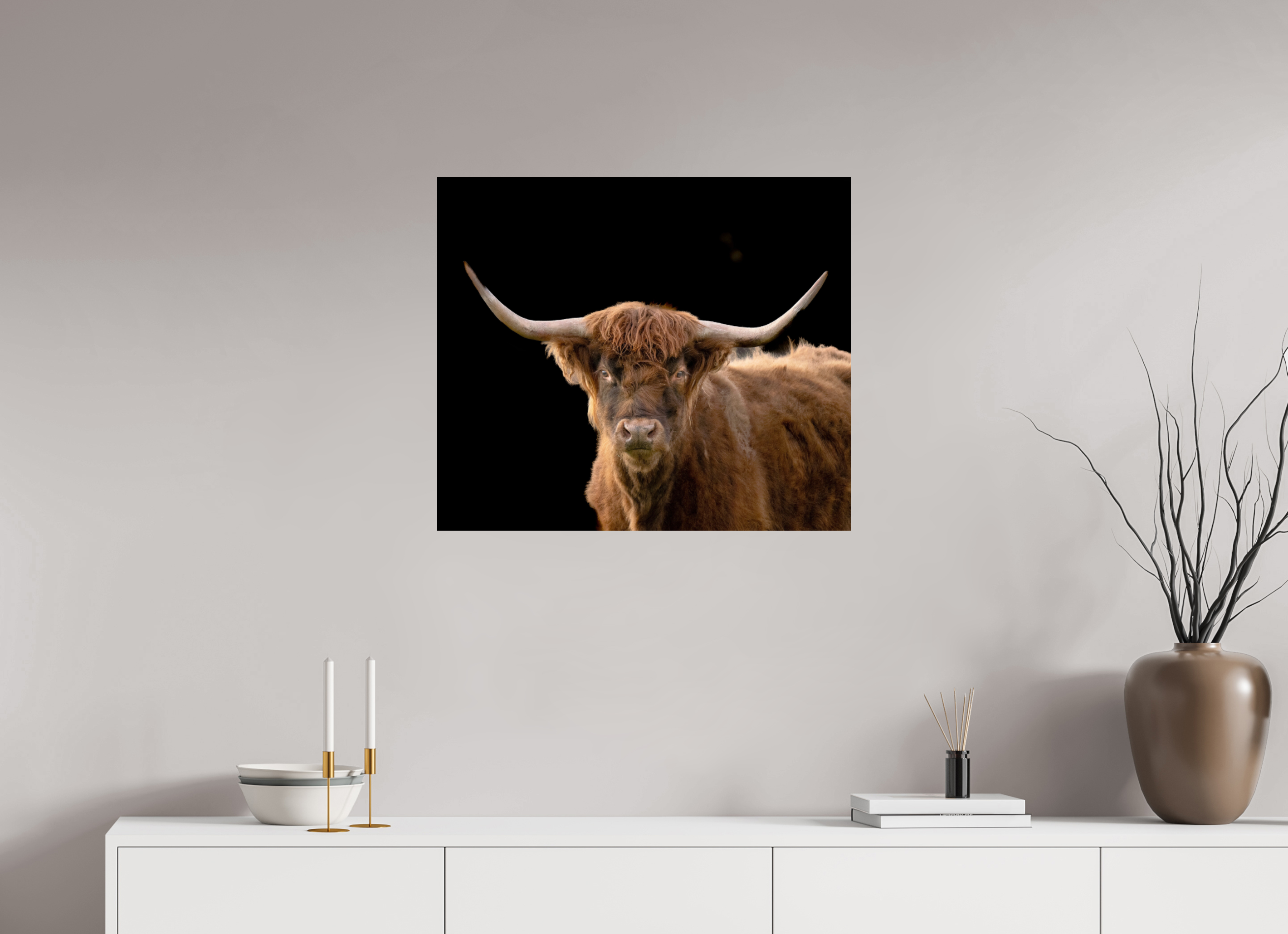 28.1 x 24″, Photo Print On Fuji Crystal DP II The Long Horn