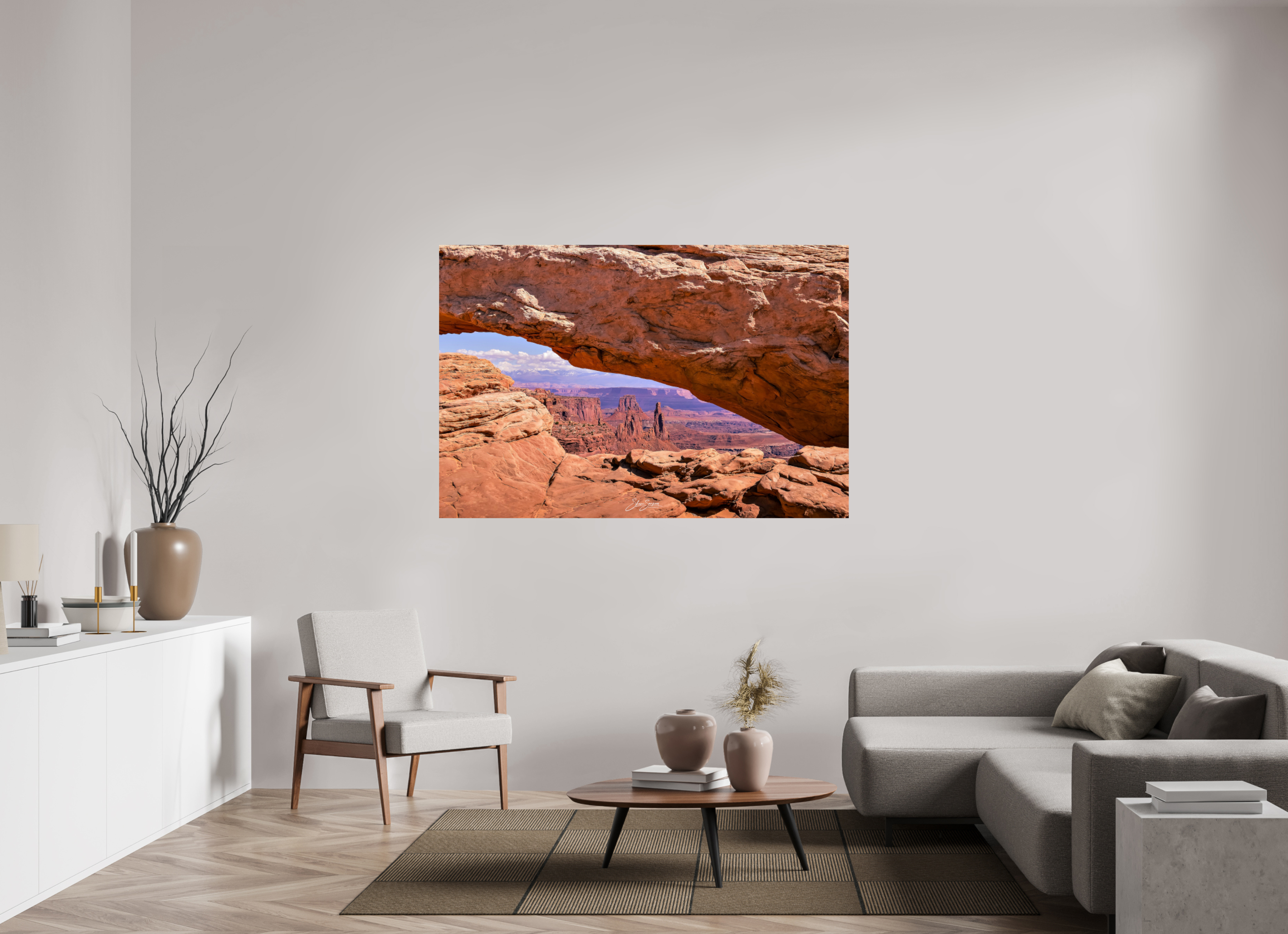 66 x 44″, Photo Print On Fuji Crystal DP II Red Rock