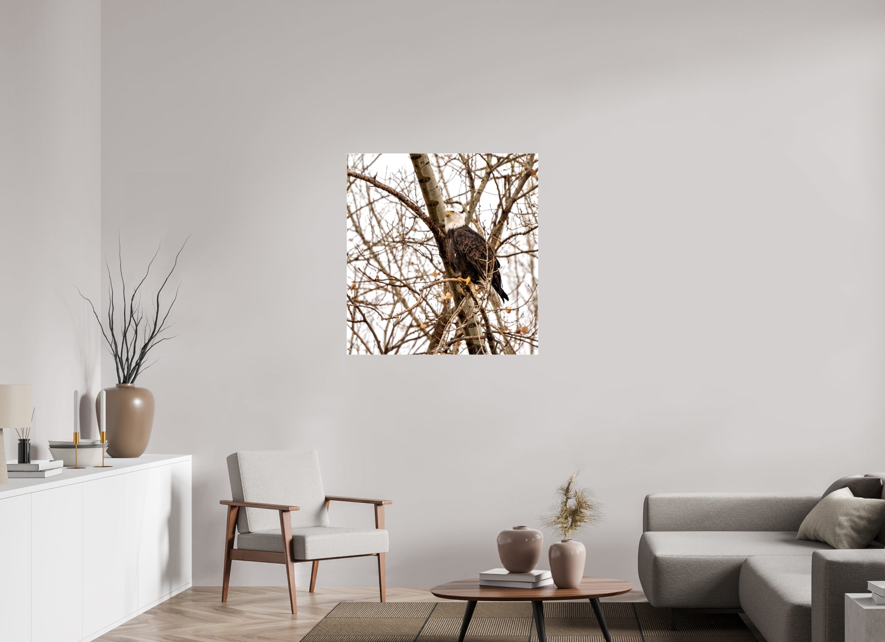 35 x 36.8″, Canvas Eagle