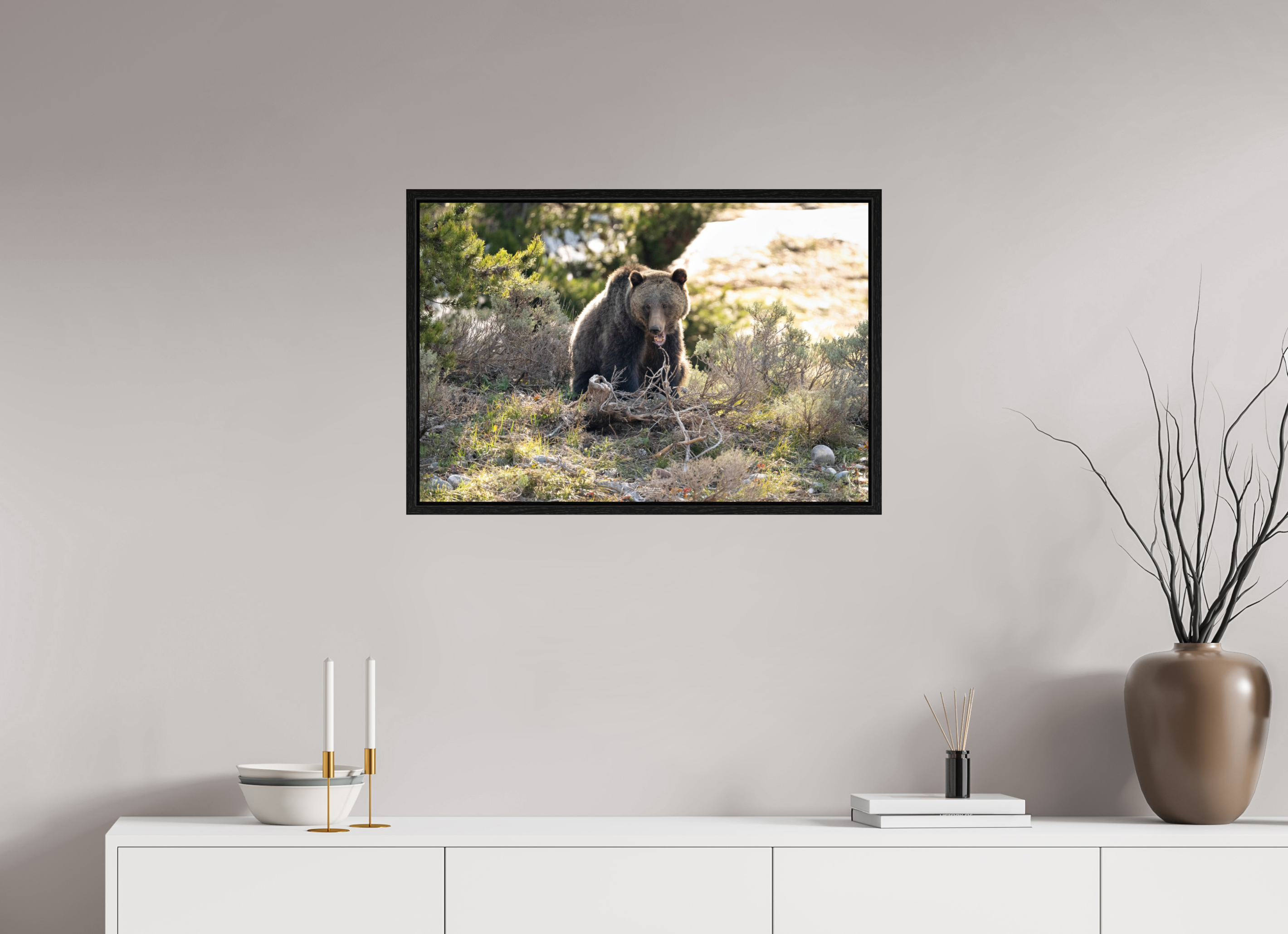 30 x 20″, Floater Frame 1063