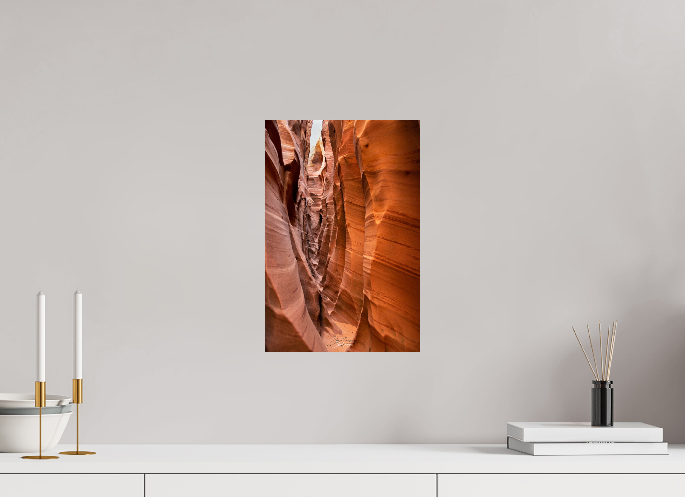 10 x 15″, Metal Zibra