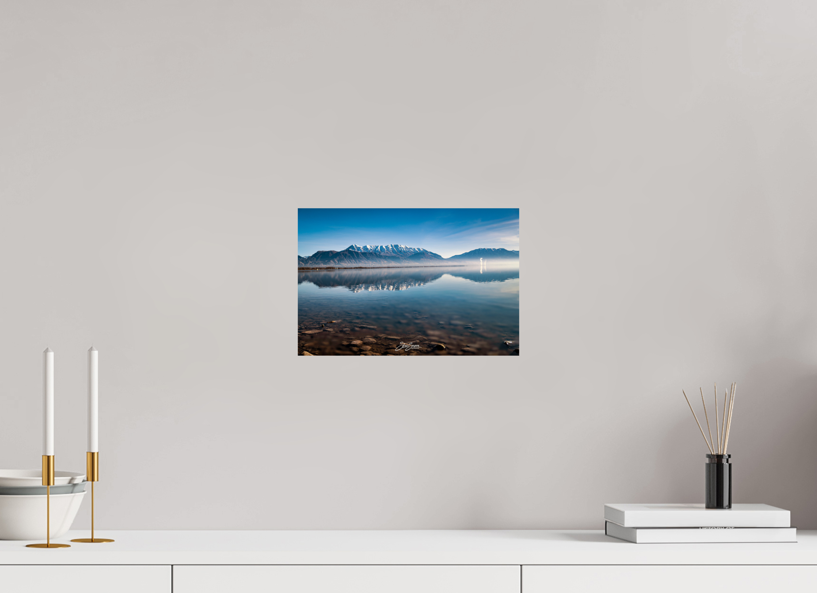 12 x 8″, Metal Timpanogos Reflection