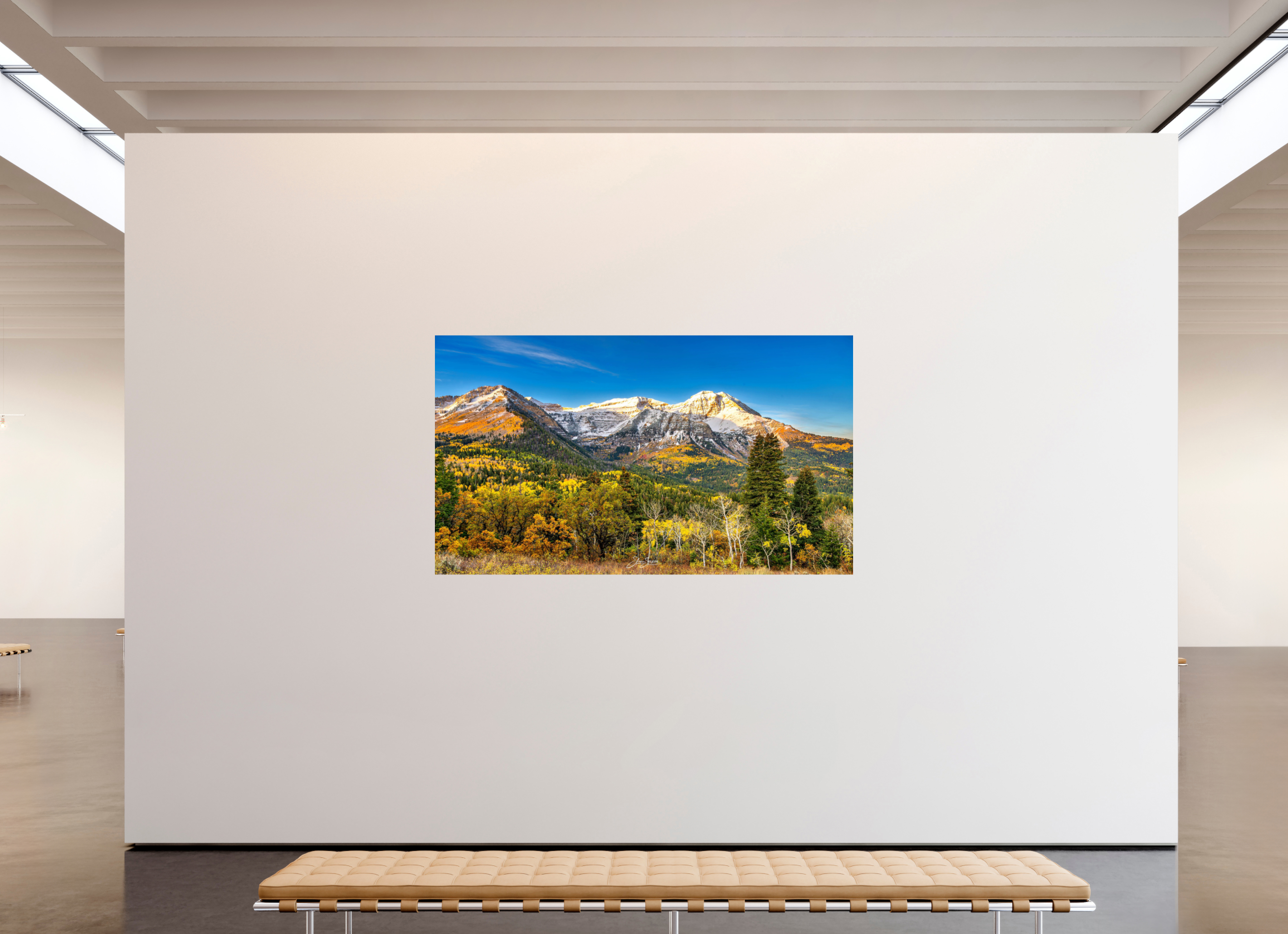 82.2 x 47″, Photo Print On Fuji Crystal DP II Mount Timpanogos