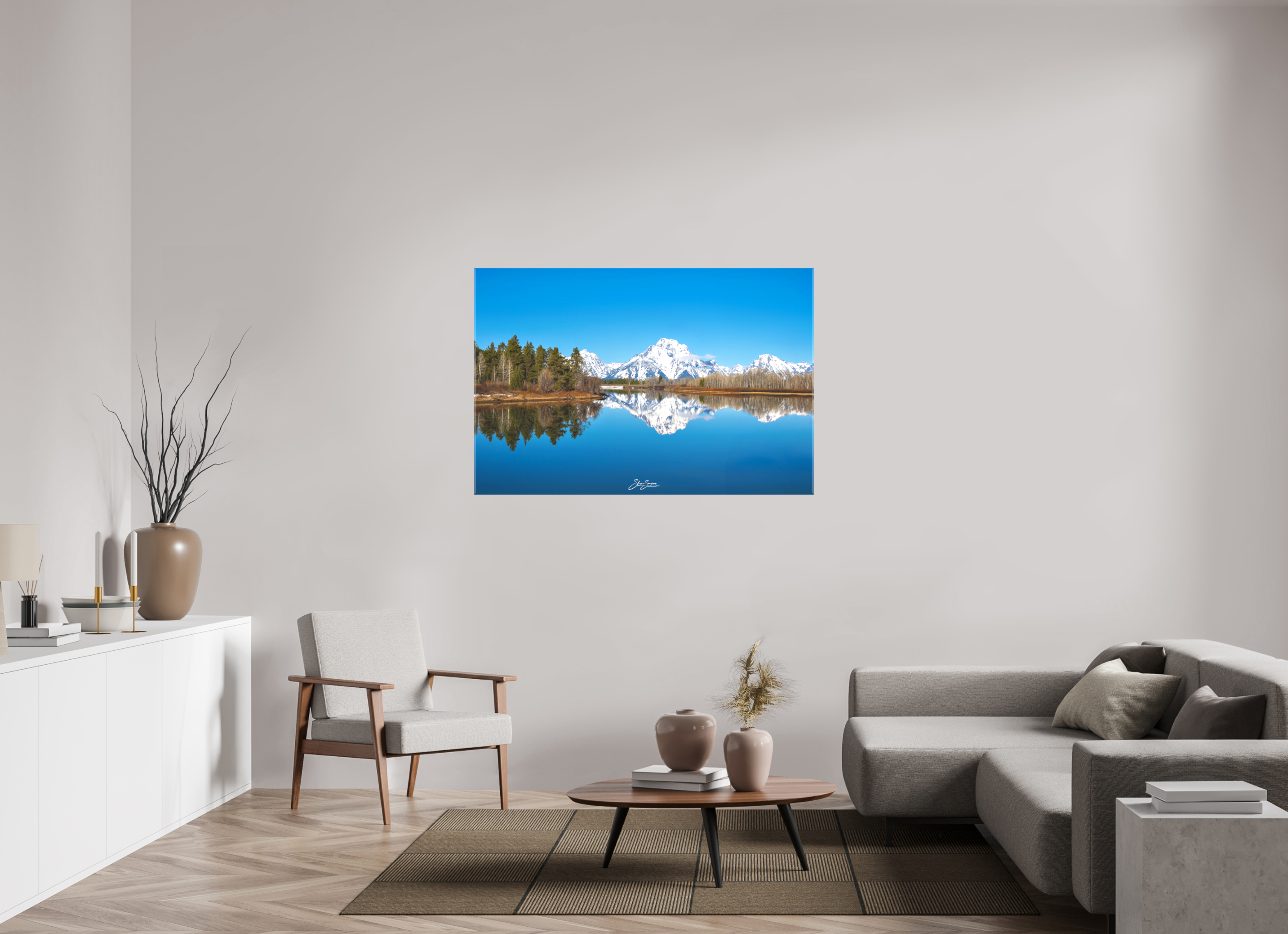 54 x 36″, Canvas Teton