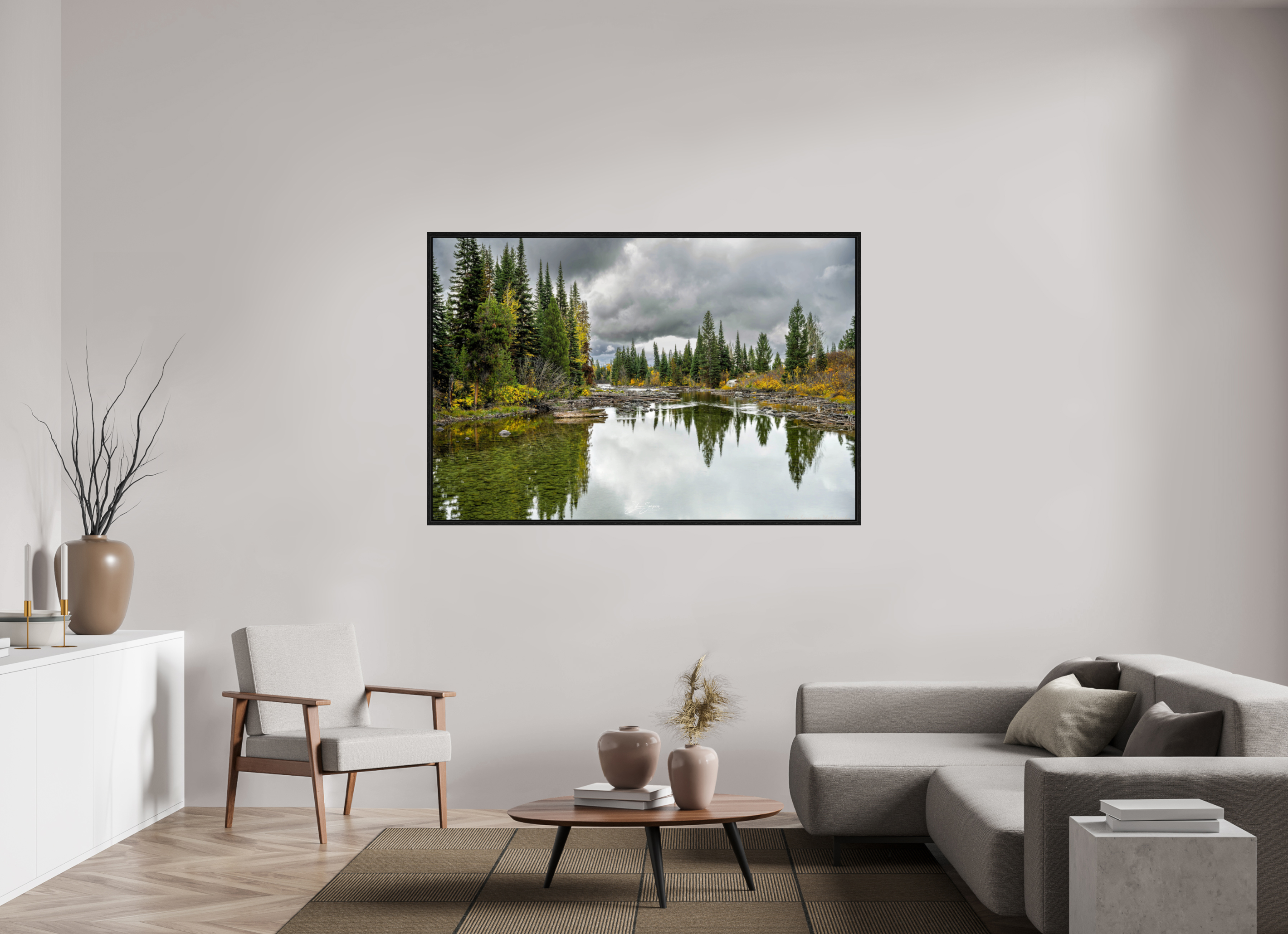 66 x 44″, Floater Frame L2