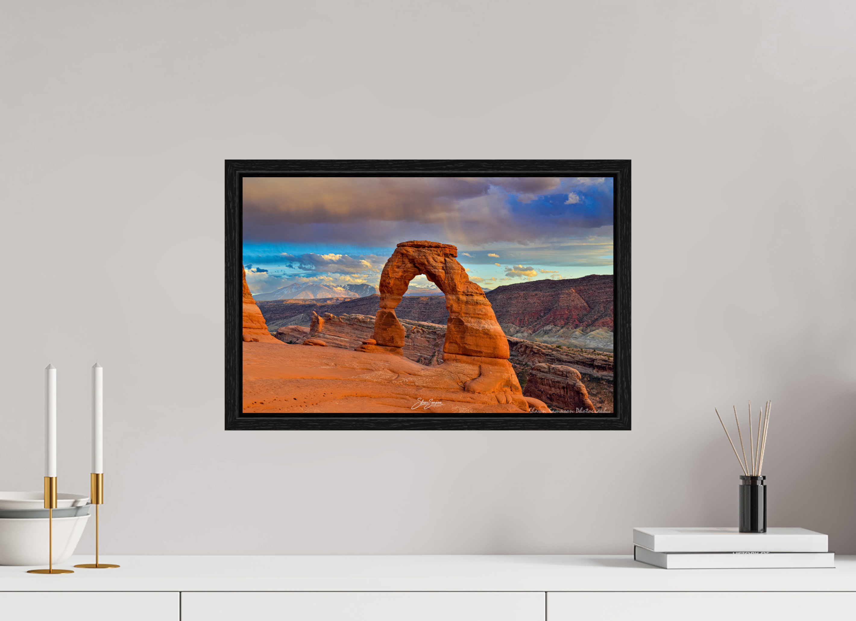 18.9 x 12″, Floater Frame Arches