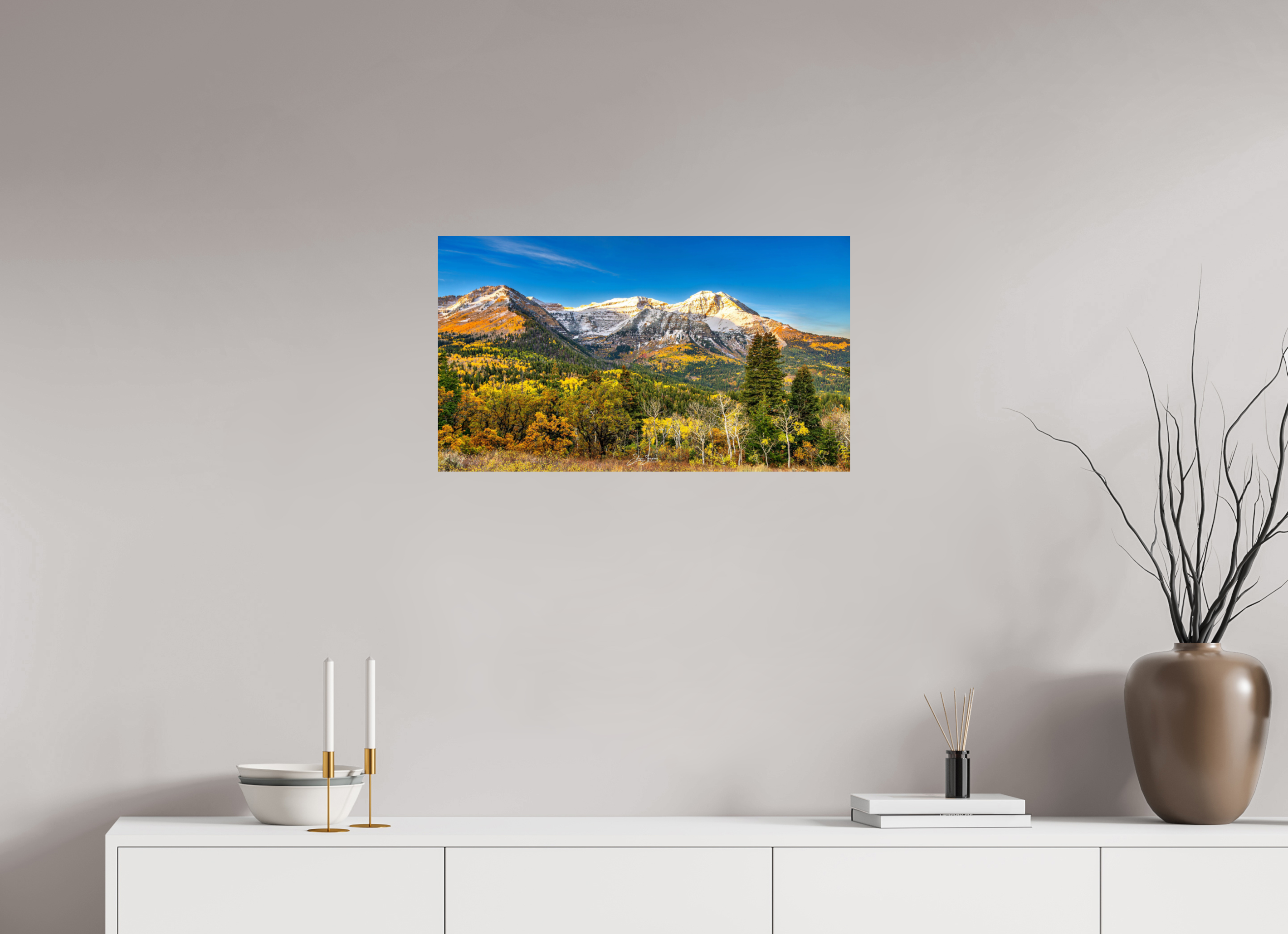 28 x 16″, Photo Print On Fuji Crystal DP II Mount Timpanogos