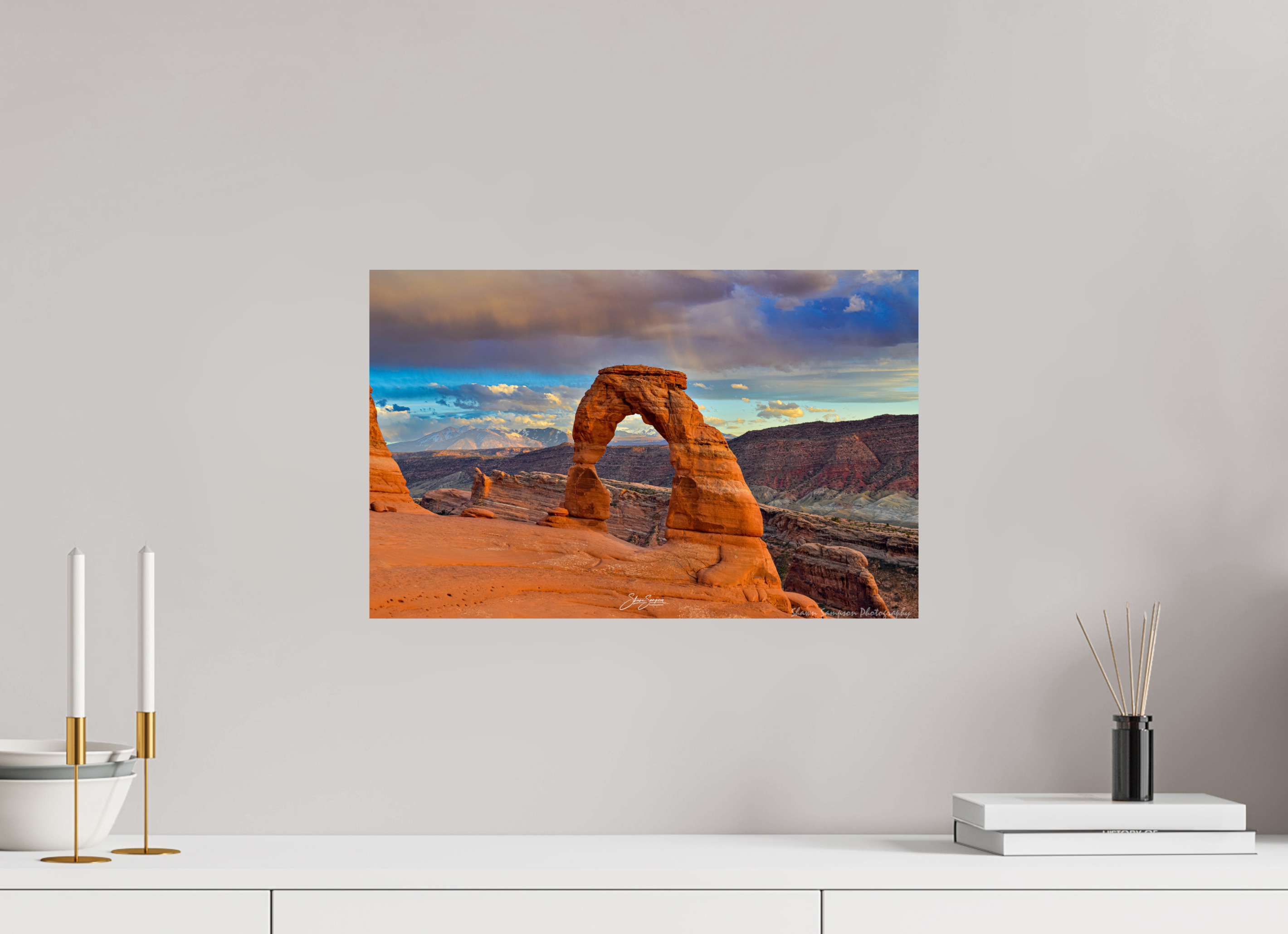 18.9 x 12″, Metal Arches