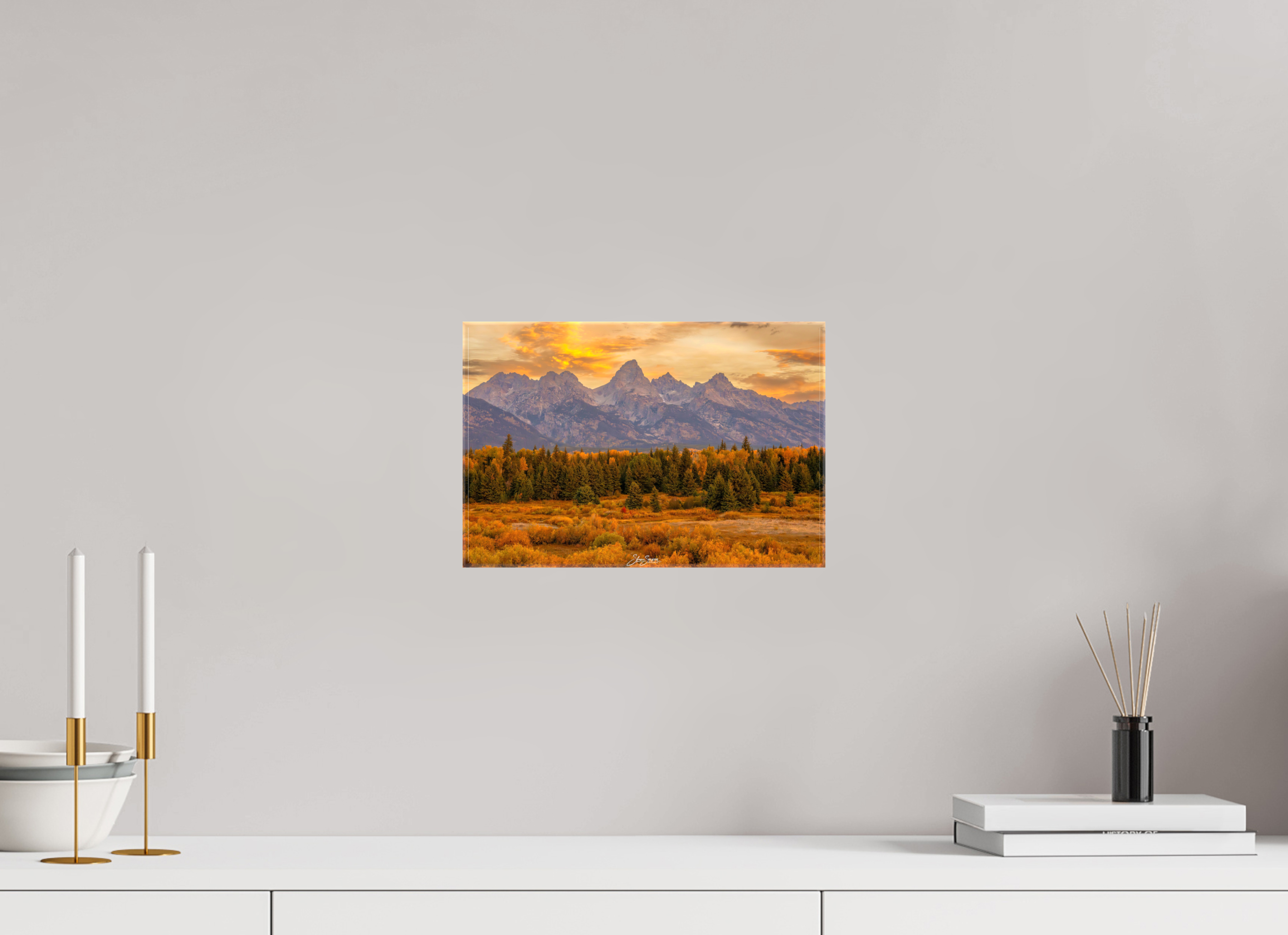12 x 8″, Canvas A1 Teton Gold