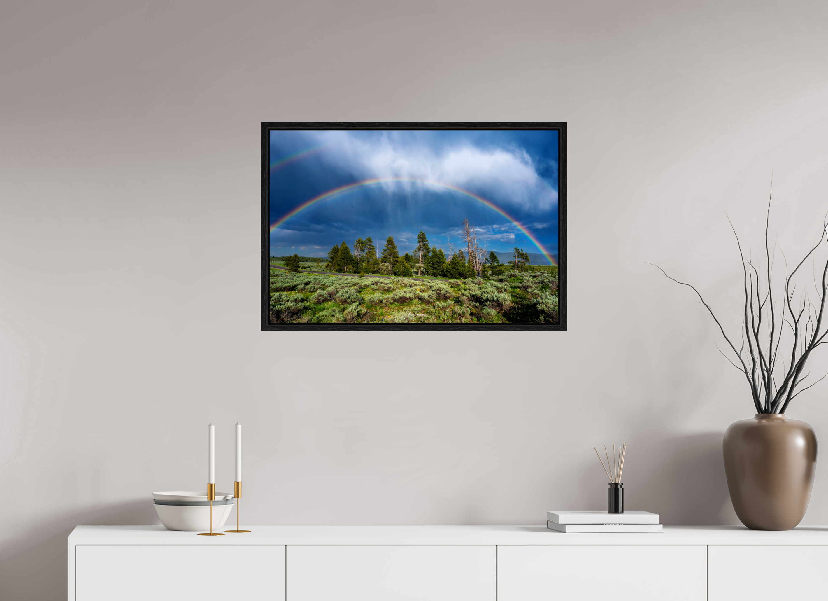 30 x 20″, Floater Frame A13