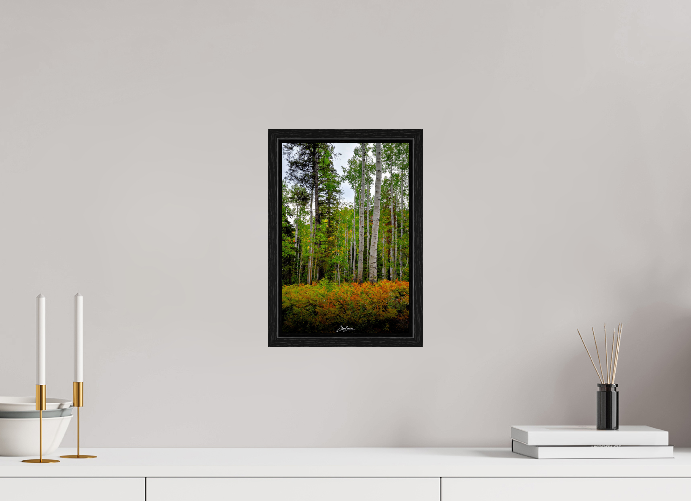 8 x 12″, Floater Frame aspen