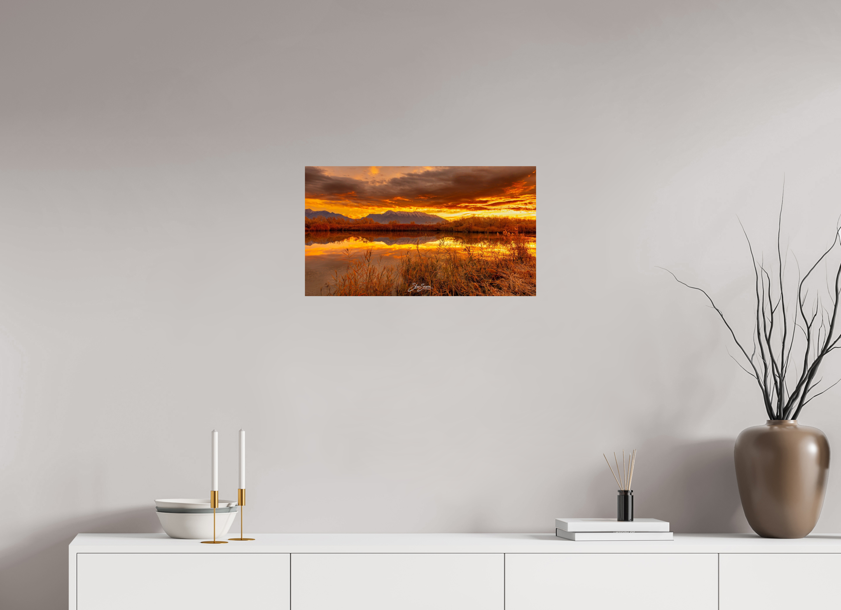 24 x 13.5″, Photo Print On Fuji Crystal DP II Golden Morning