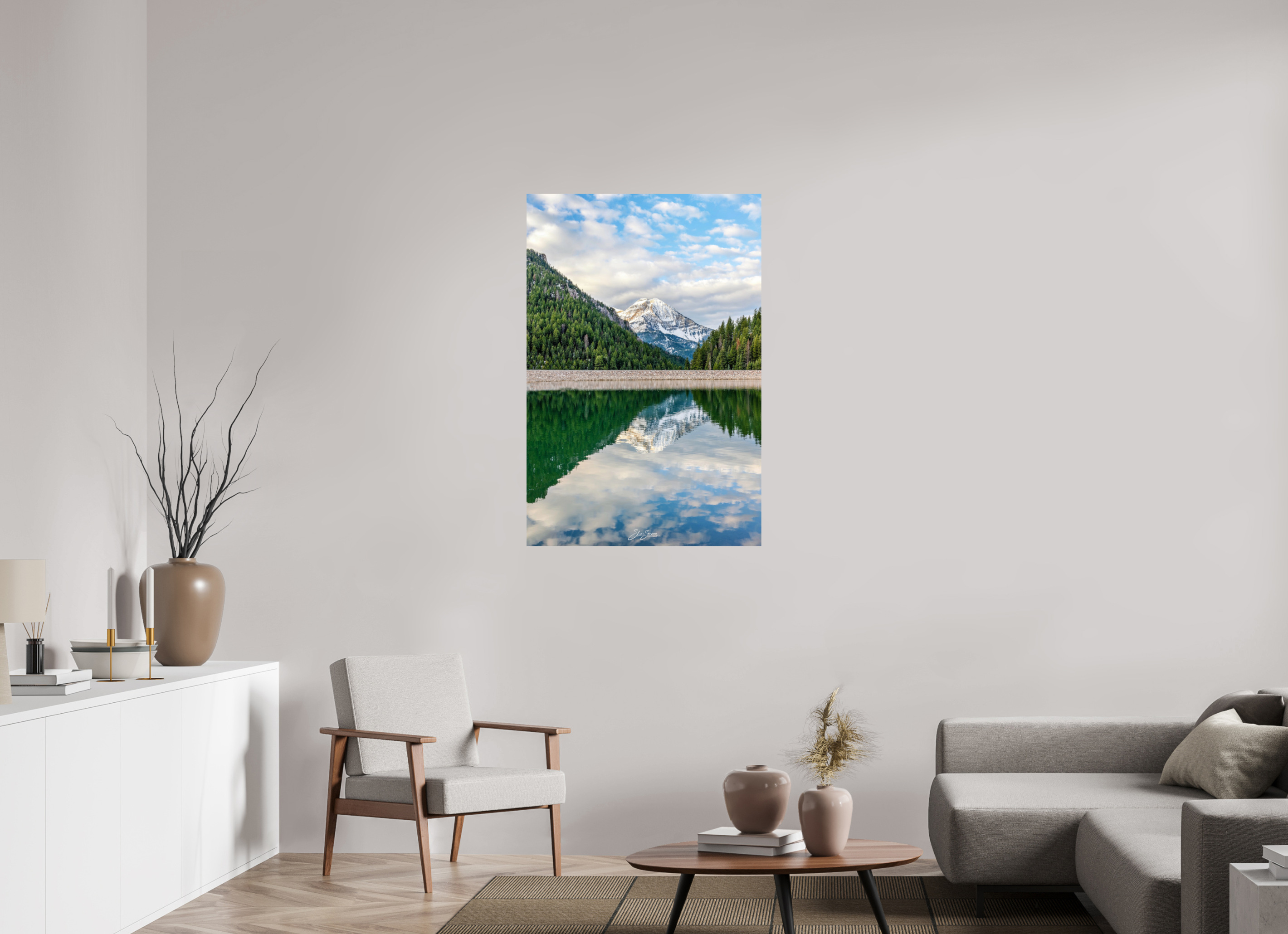 30 x 45″, Photo Print On Fuji Crystal DP II Mount Timpanogos
