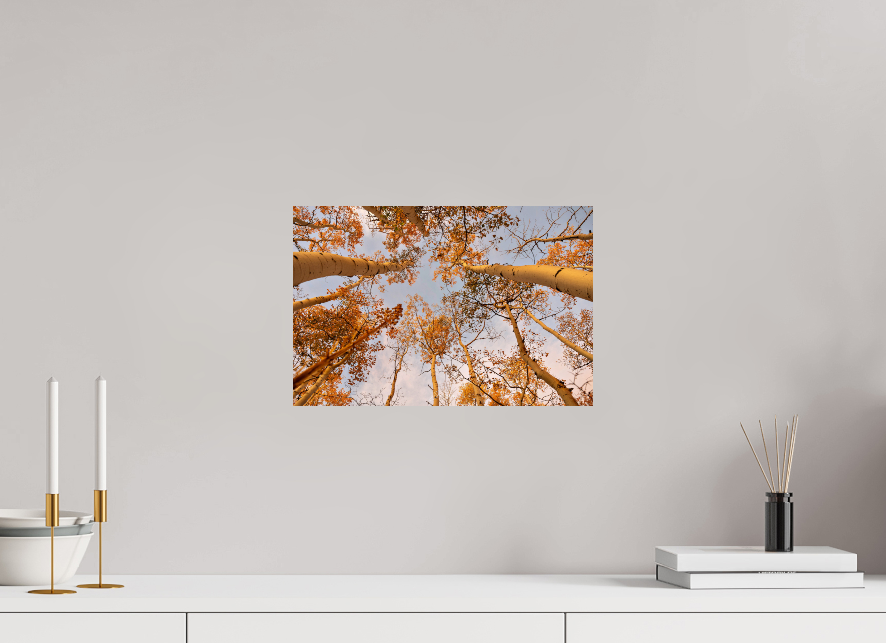 15 x 10″, Metal aspen