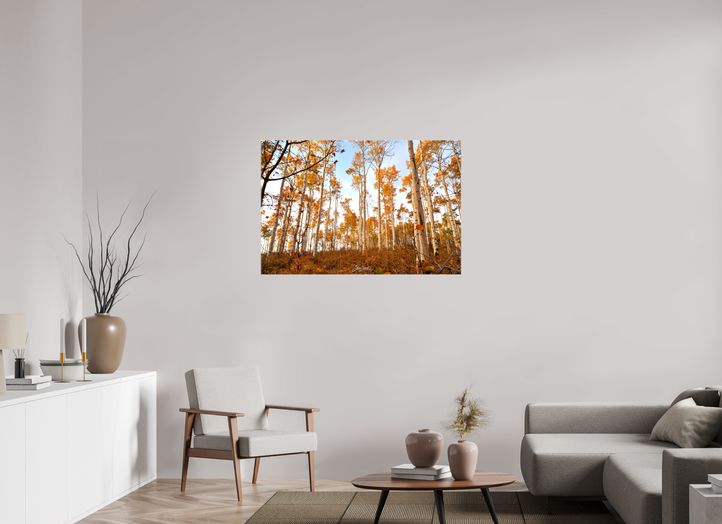 45 x 30″, Canvas aspen