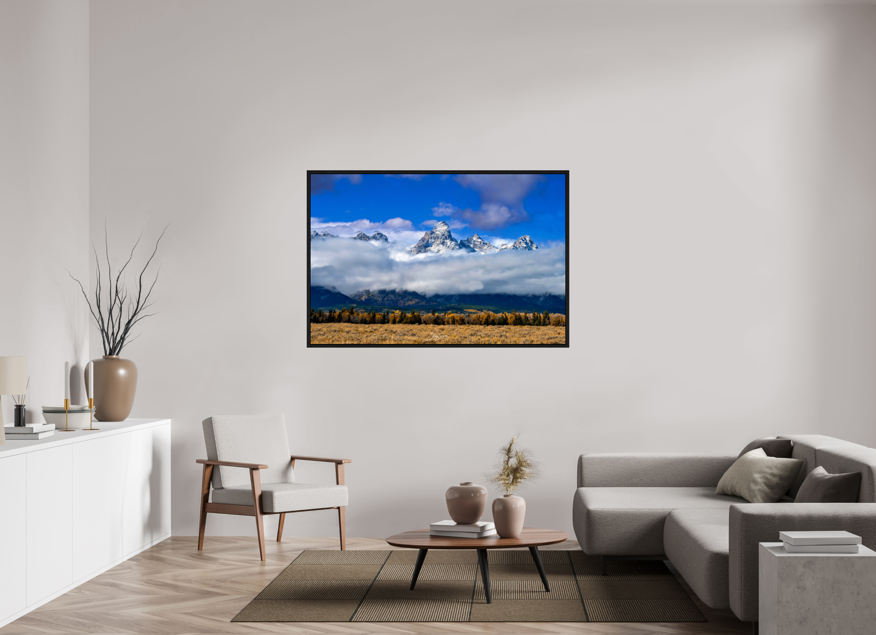 60 x 40″, Floater Frame A3