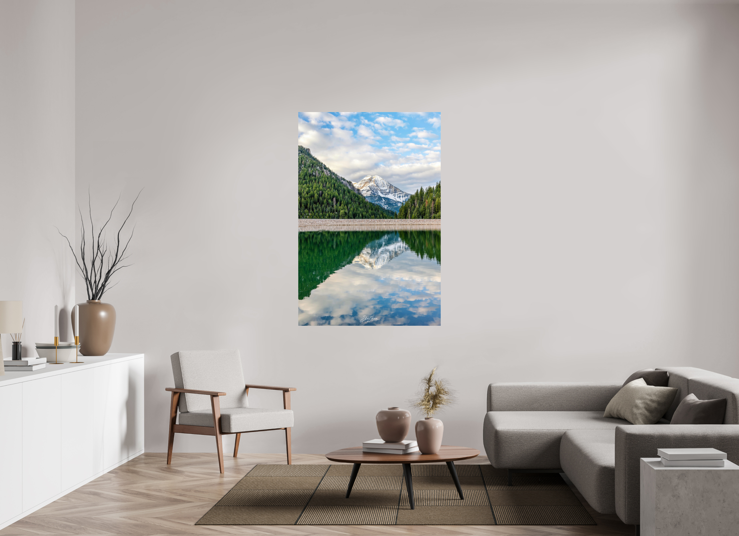 40 x 60″, Photo Print On Fuji Crystal DP II Mount Timpanogos