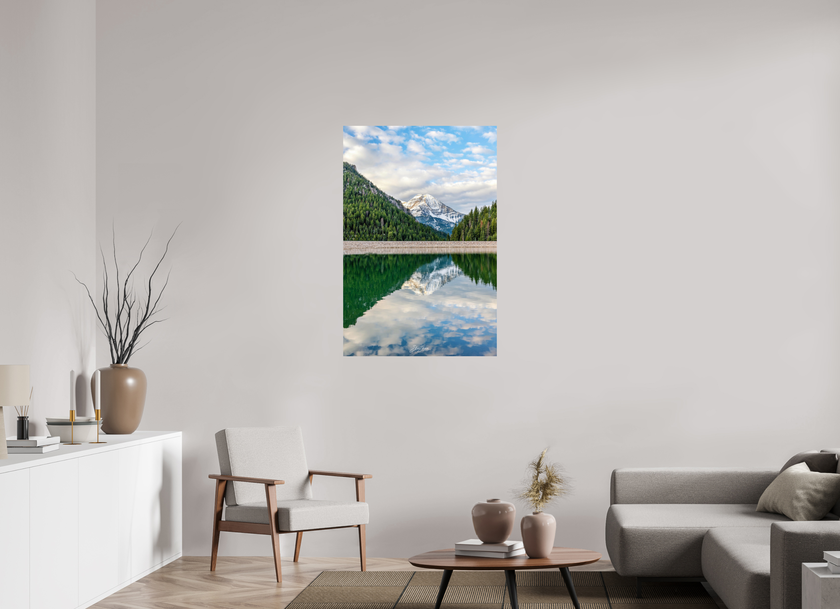 30 x 45″, Metal Mount Timpanogos