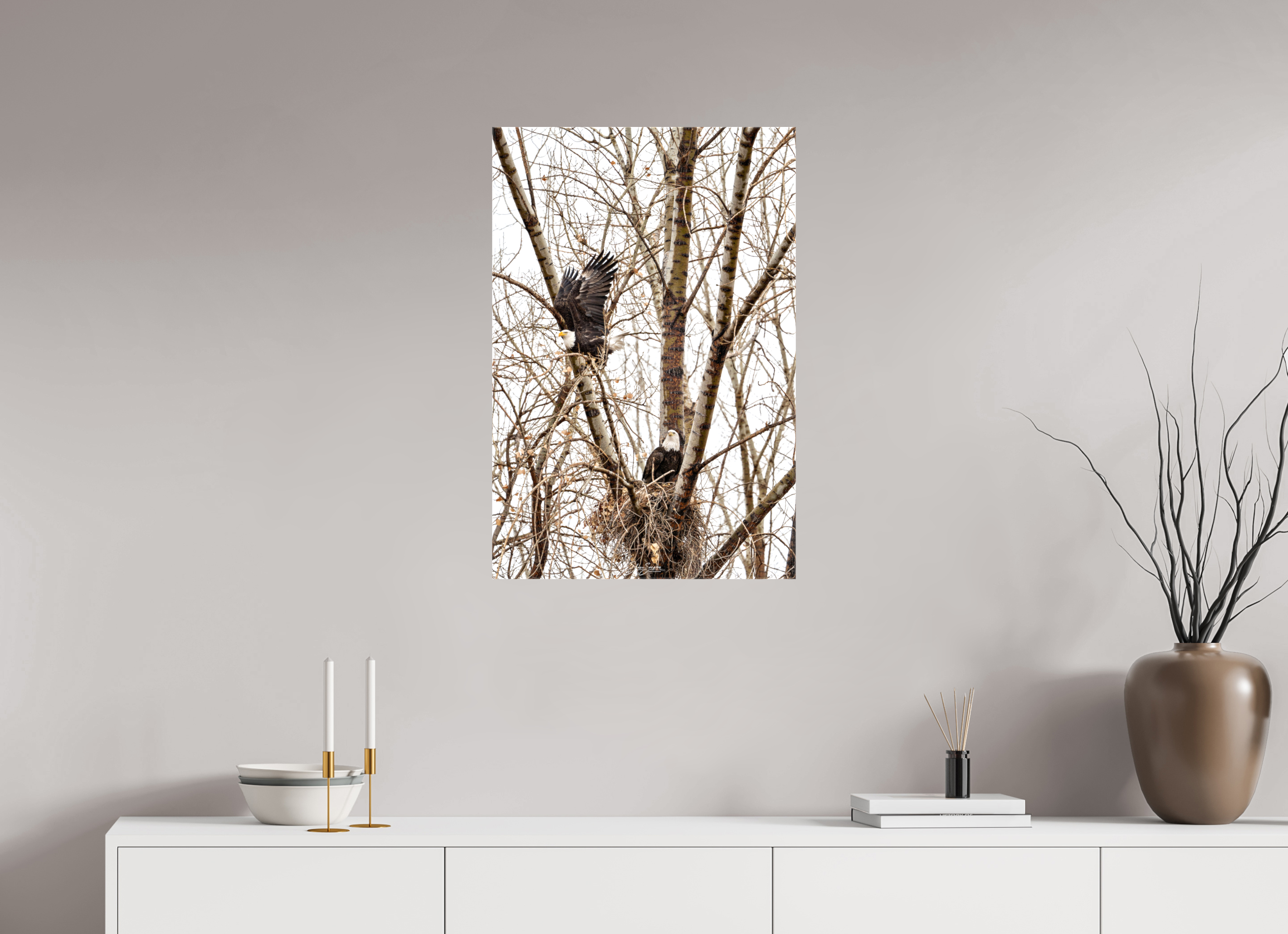 20 x 30″, Canvas Eagles