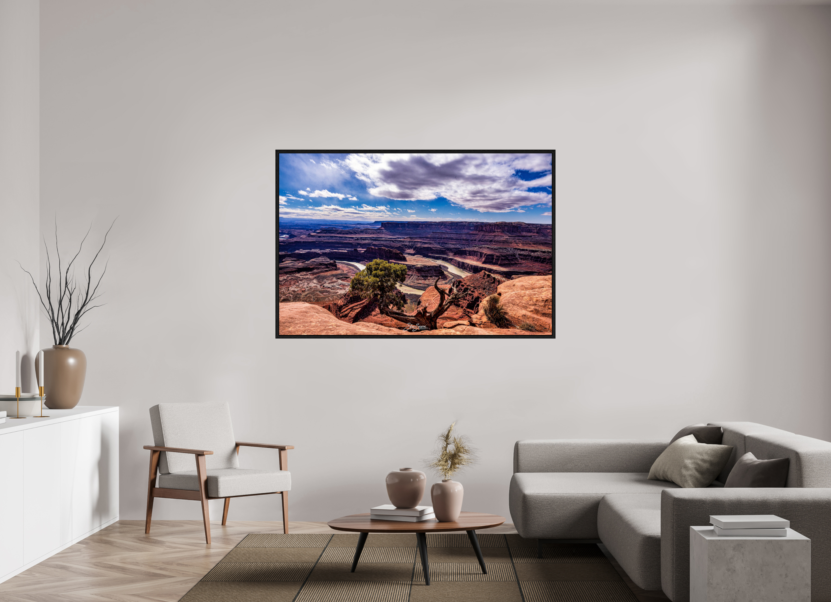 66 x 44″, Floater Frame A29 Dead Horse Point