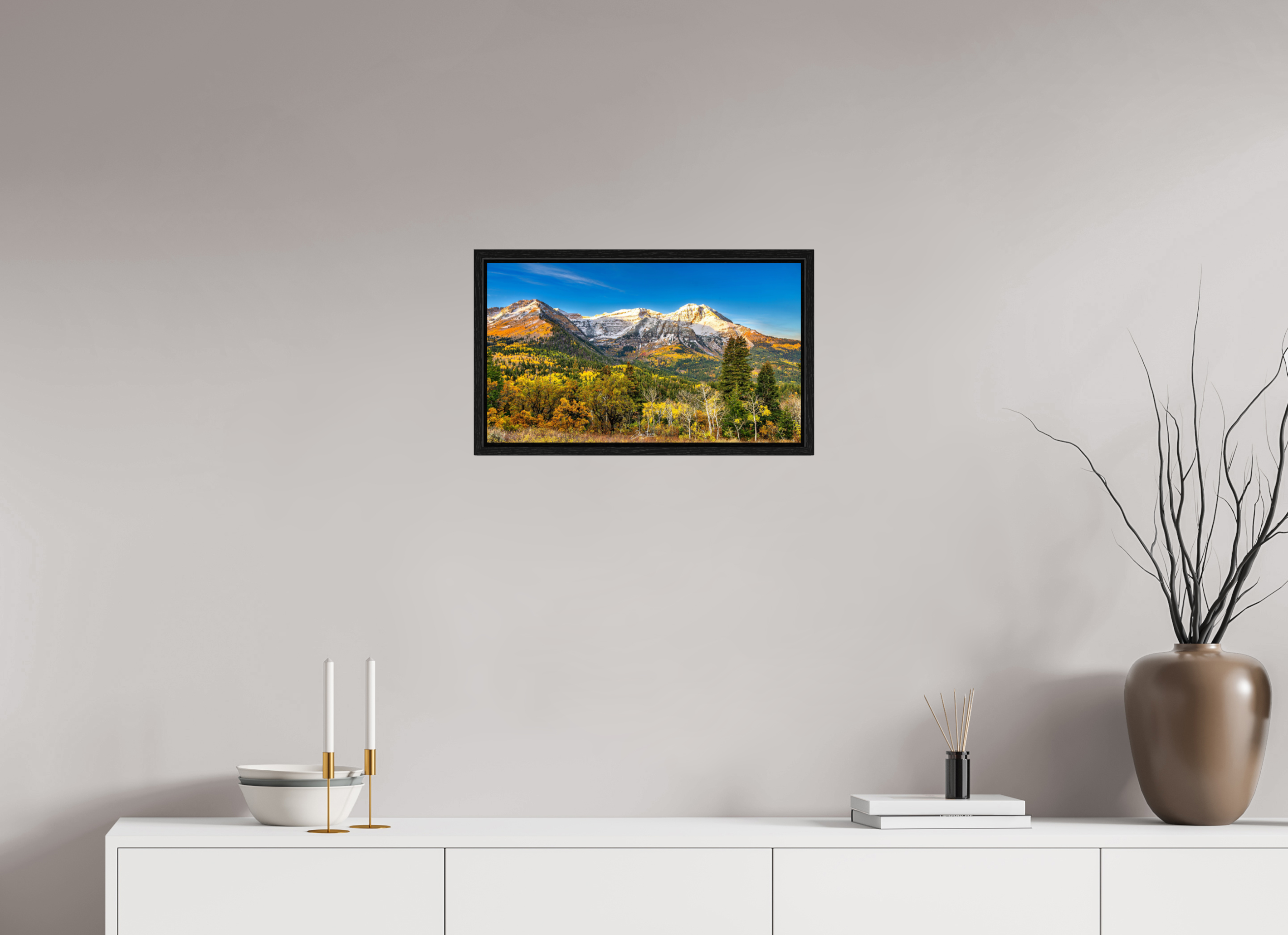 21 x 12″, Floater Frame Mount Timpanogos