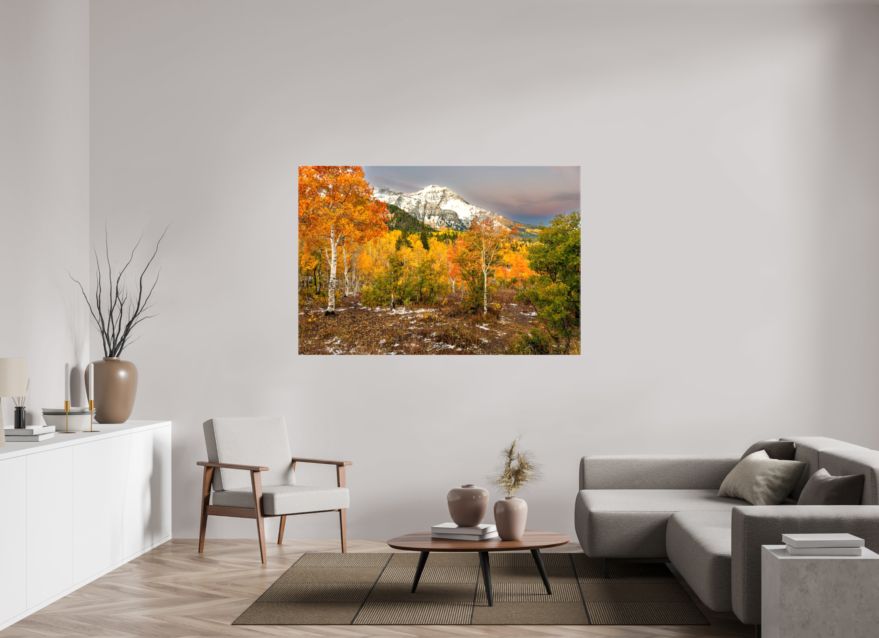 66 x 44″, Canvas Timp Fall Gold