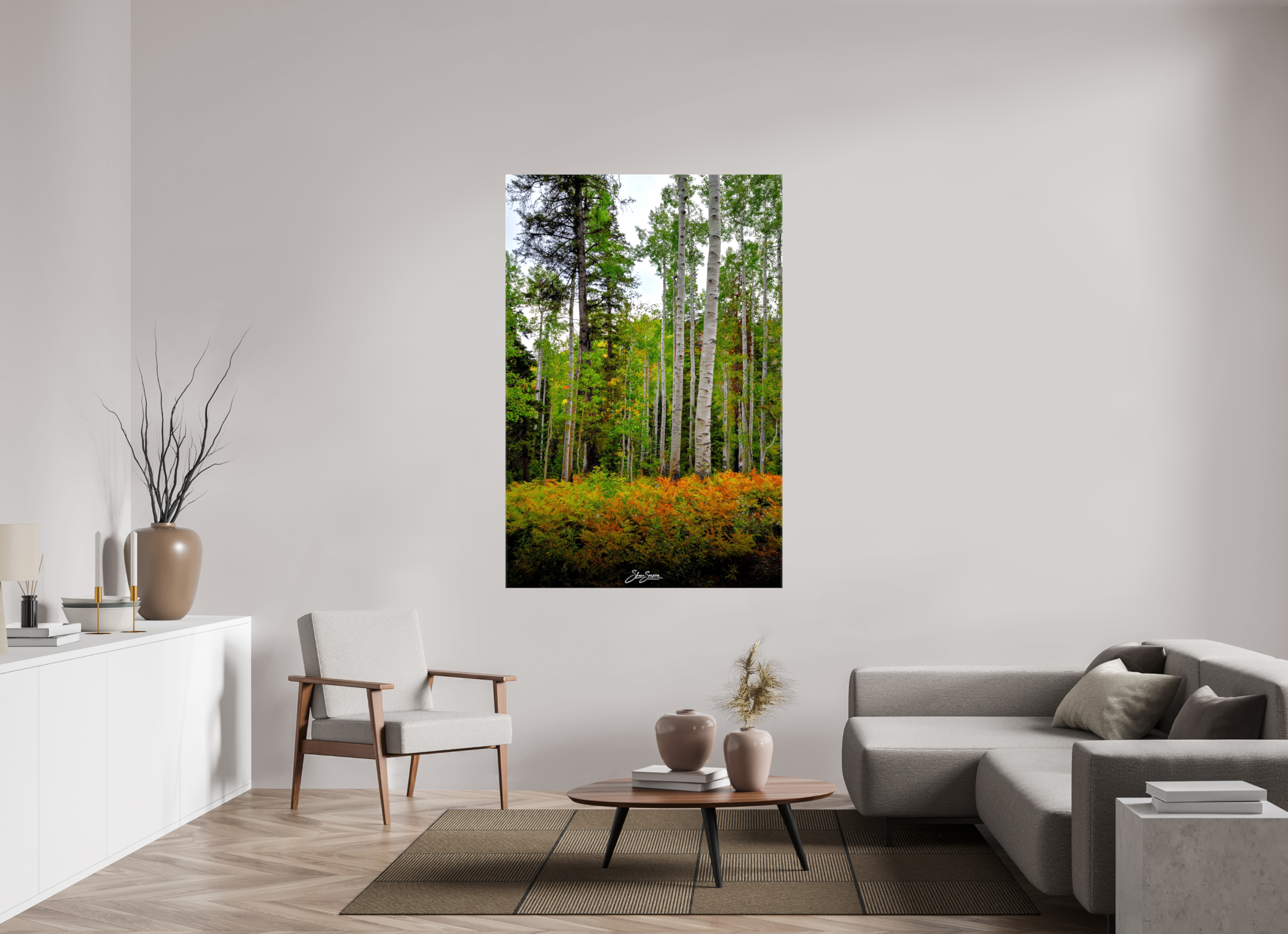 44 x 66″, Canvas aspen