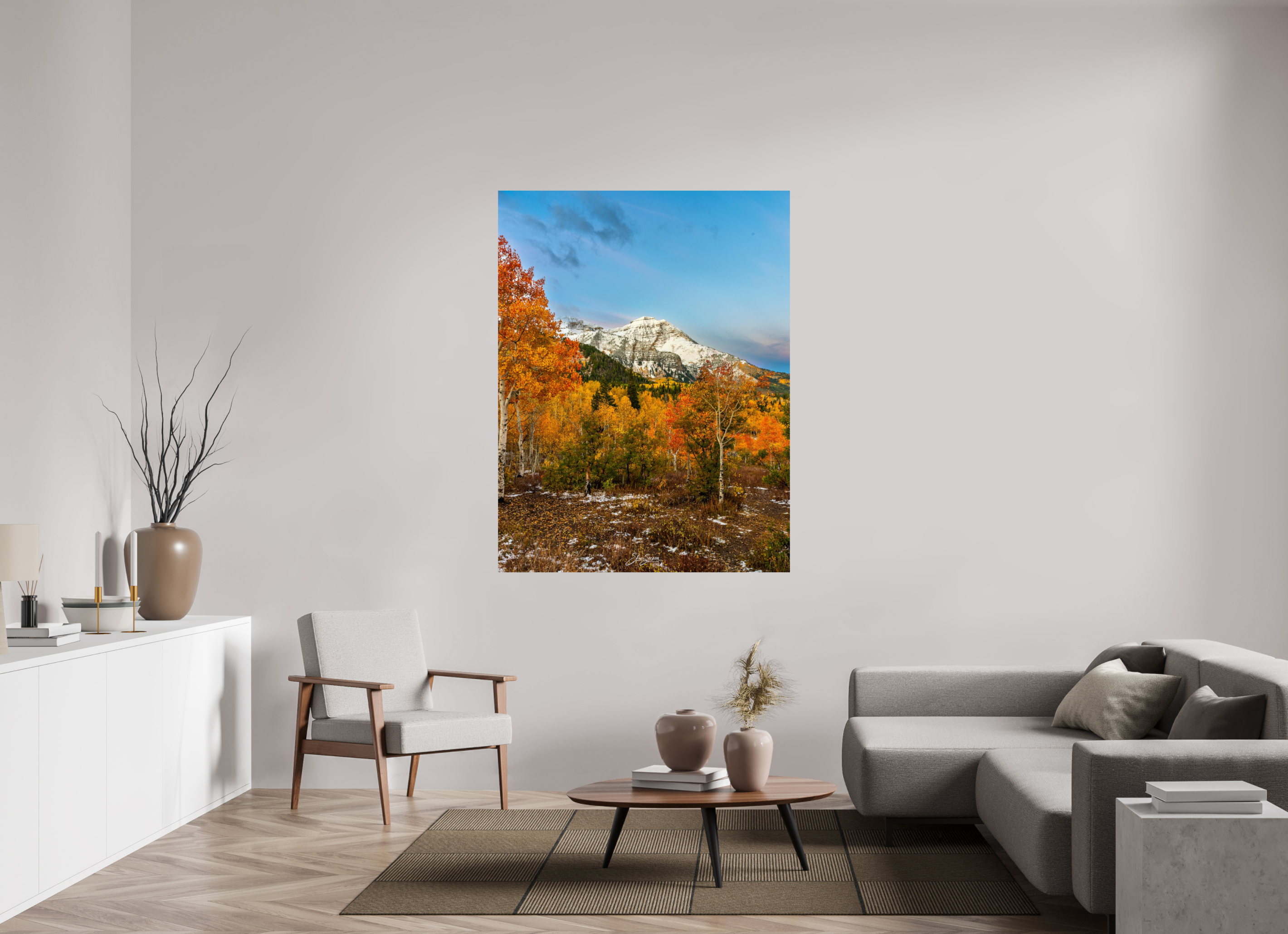 47 x 61.5″, Photo Print On Fuji Crystal DP II Timp Fall