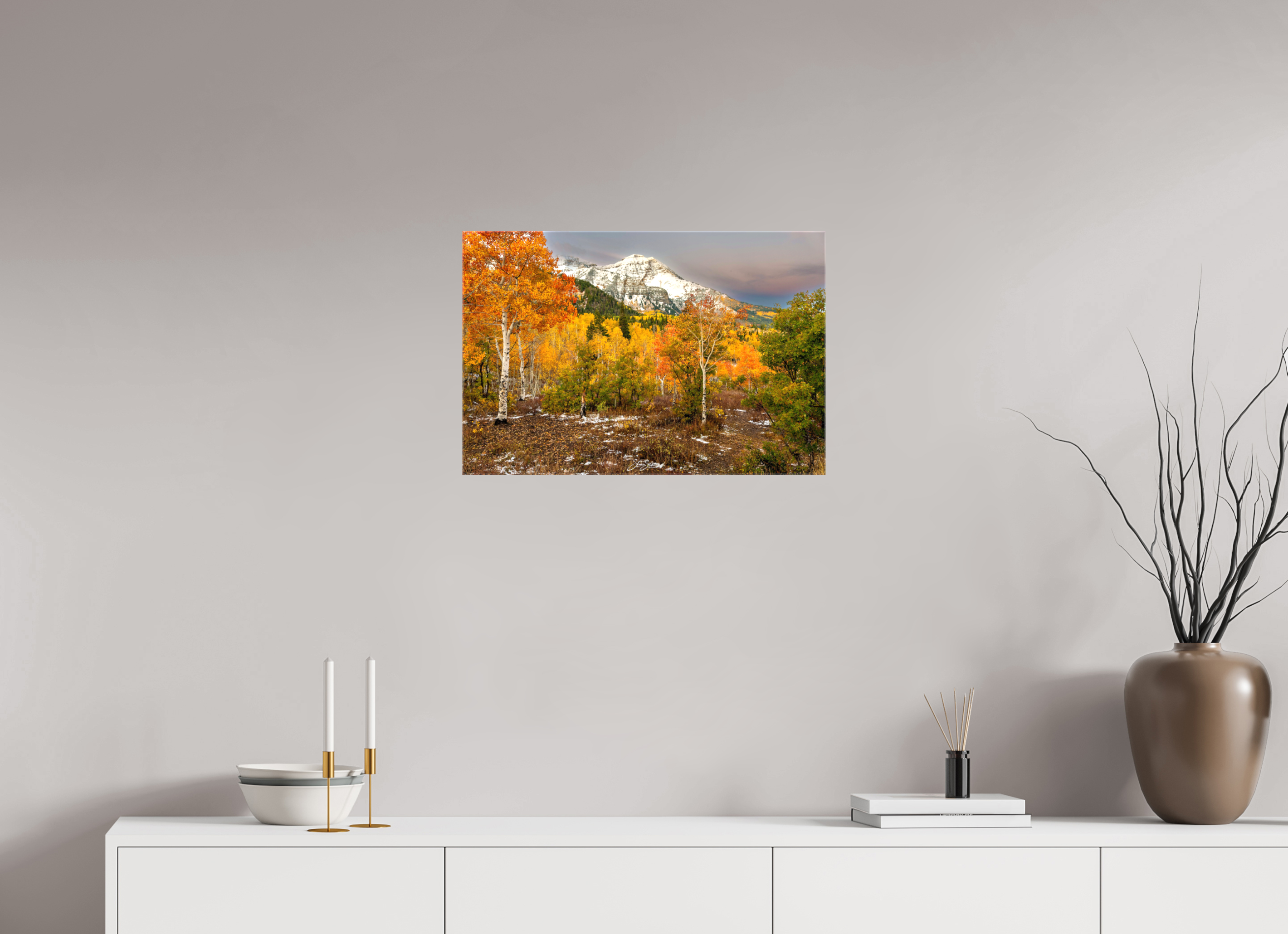 24 x 16″, Canvas Timp Fall Gold