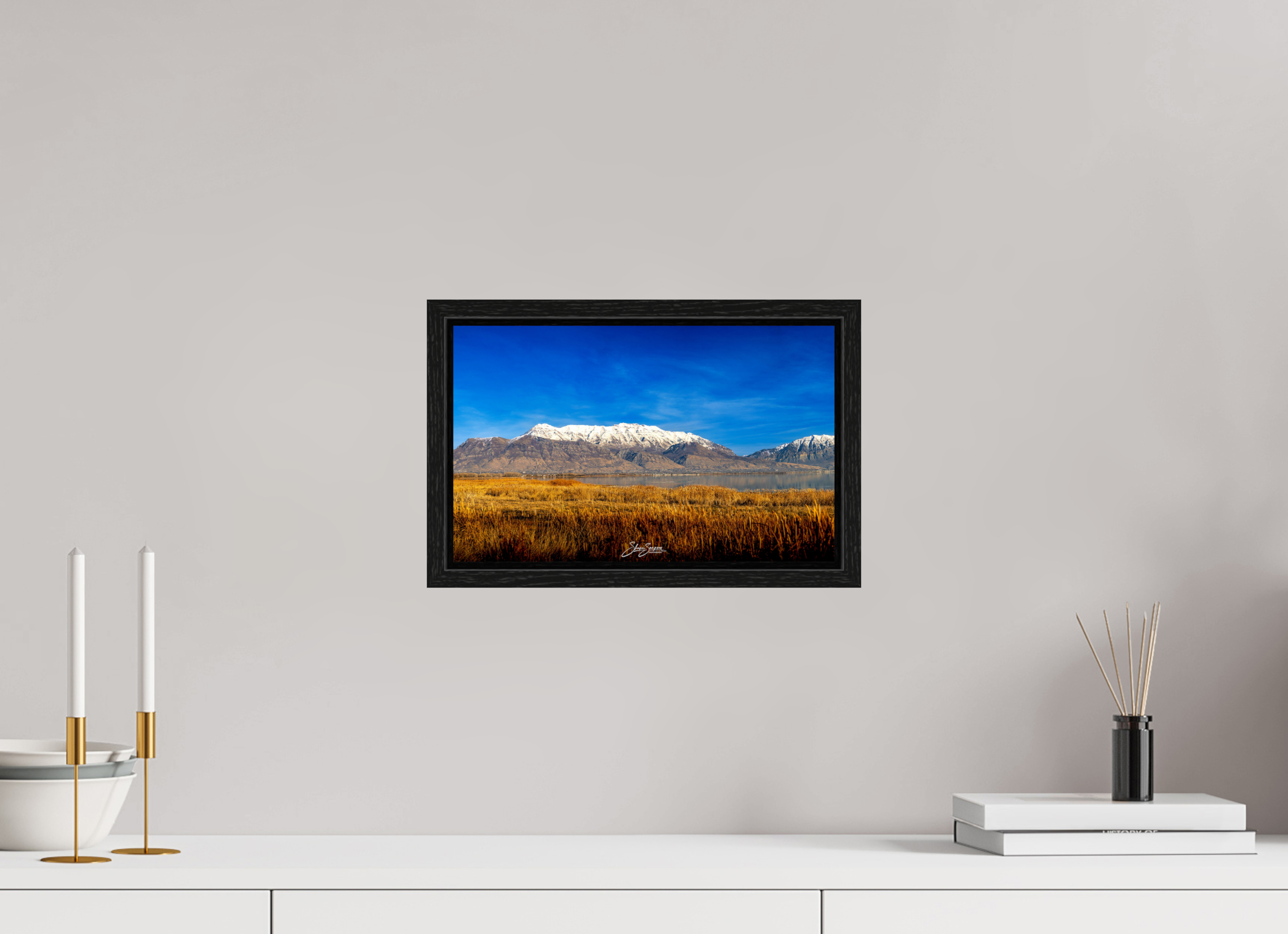 12.9 x 8″, Floater Frame Timpanogos