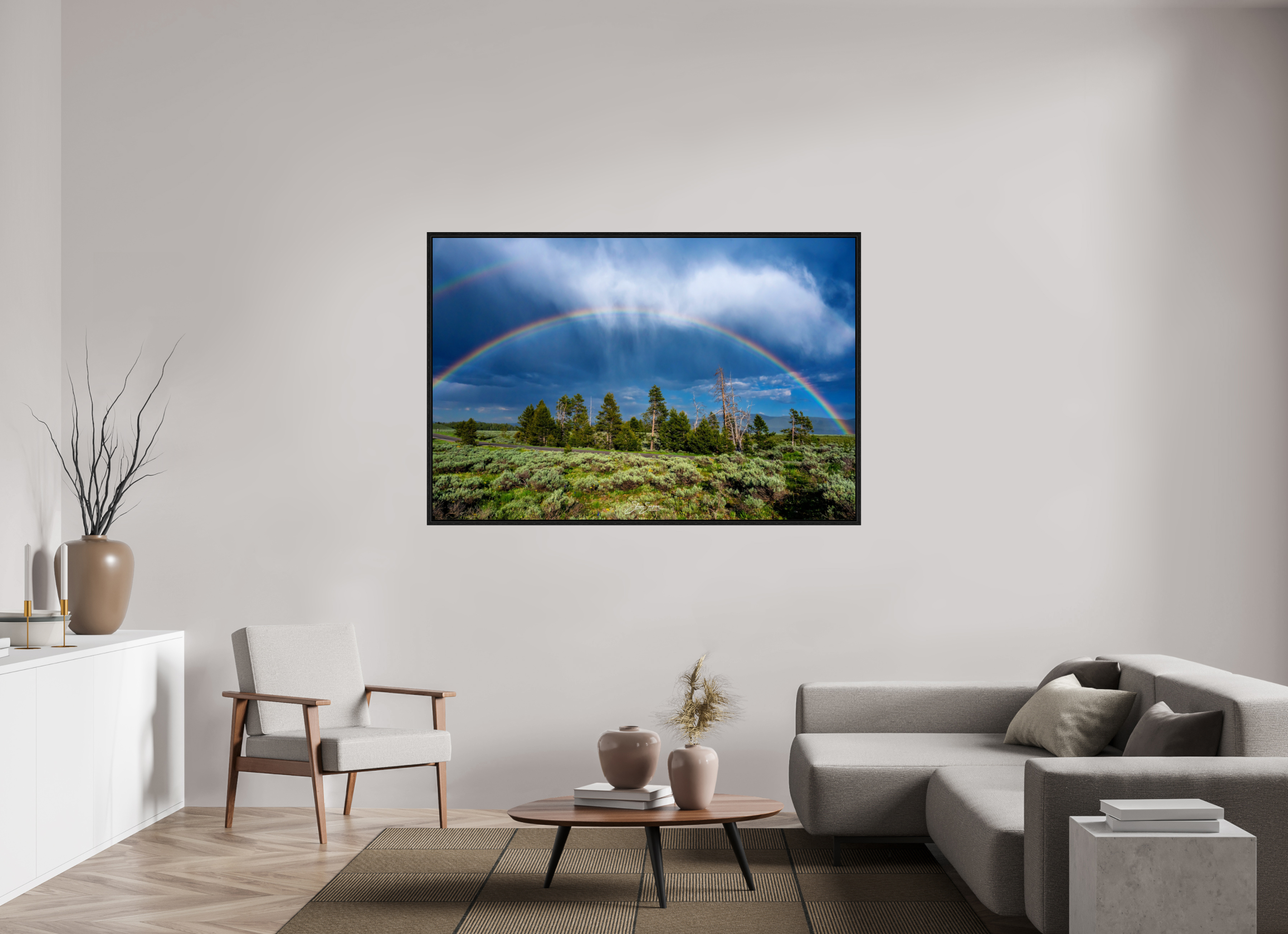 66 x 44″, Floater Frame A13