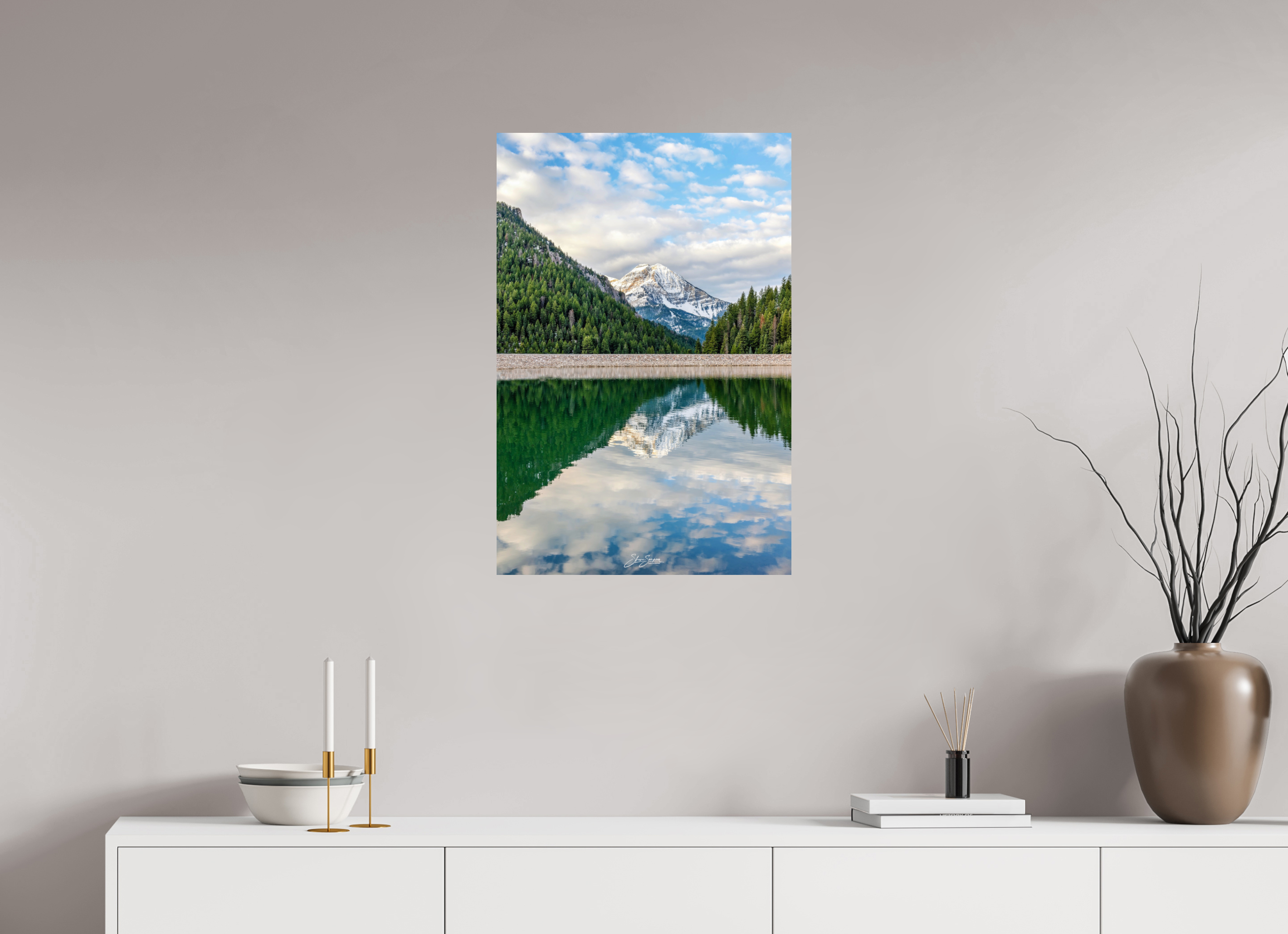 20 x 30″, Photo Print On Fuji Crystal DP II Mount Timpanogos