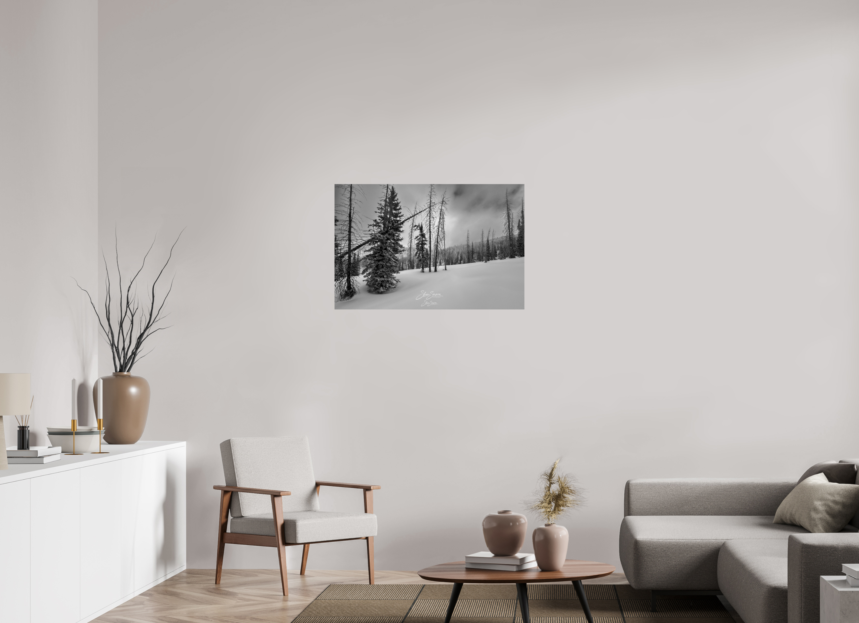 36.4 x 24″, Photo Print On Fuji Crystal DP II winter bw