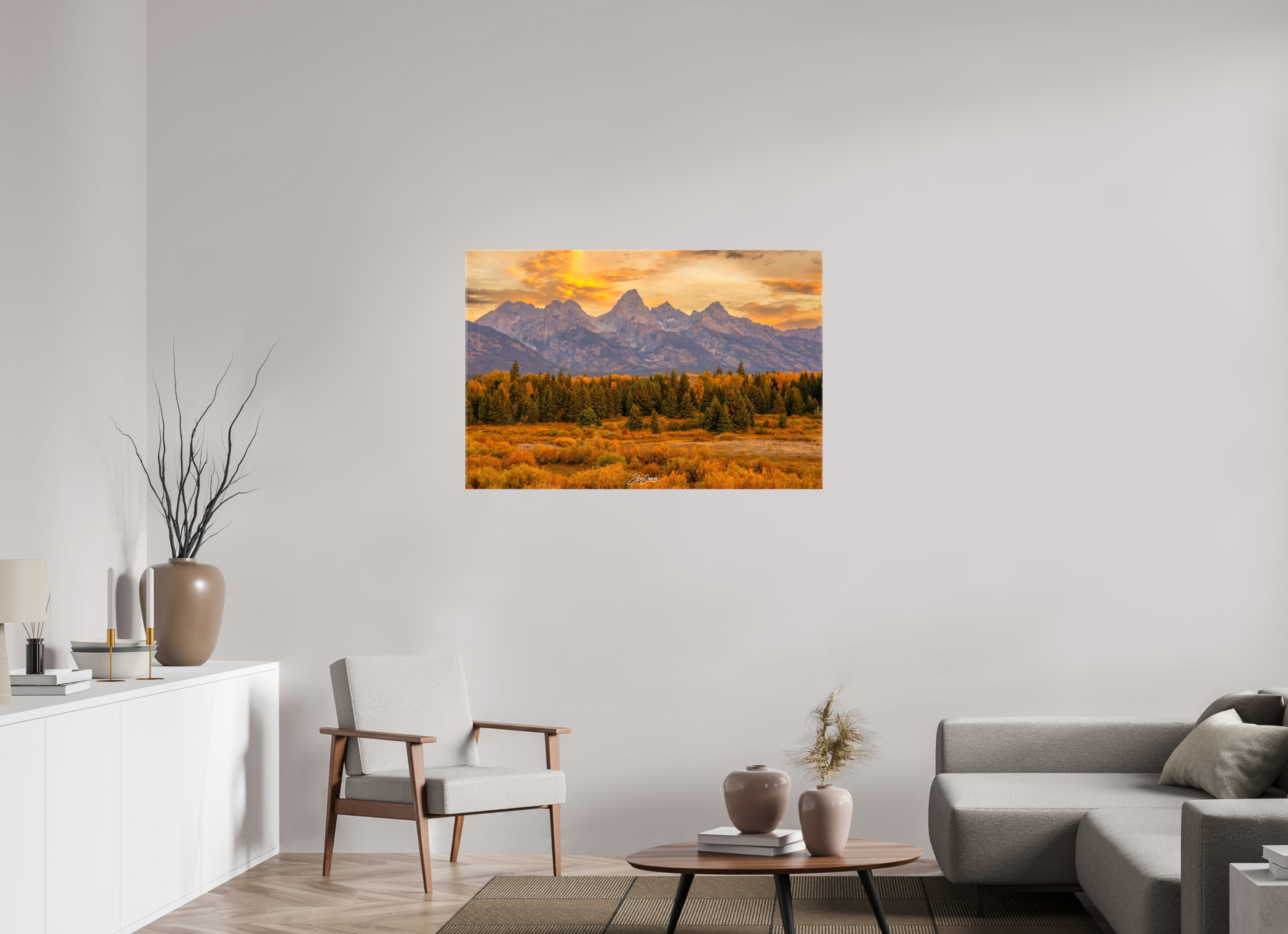 45 x 30″, Canvas A1 Teton Gold