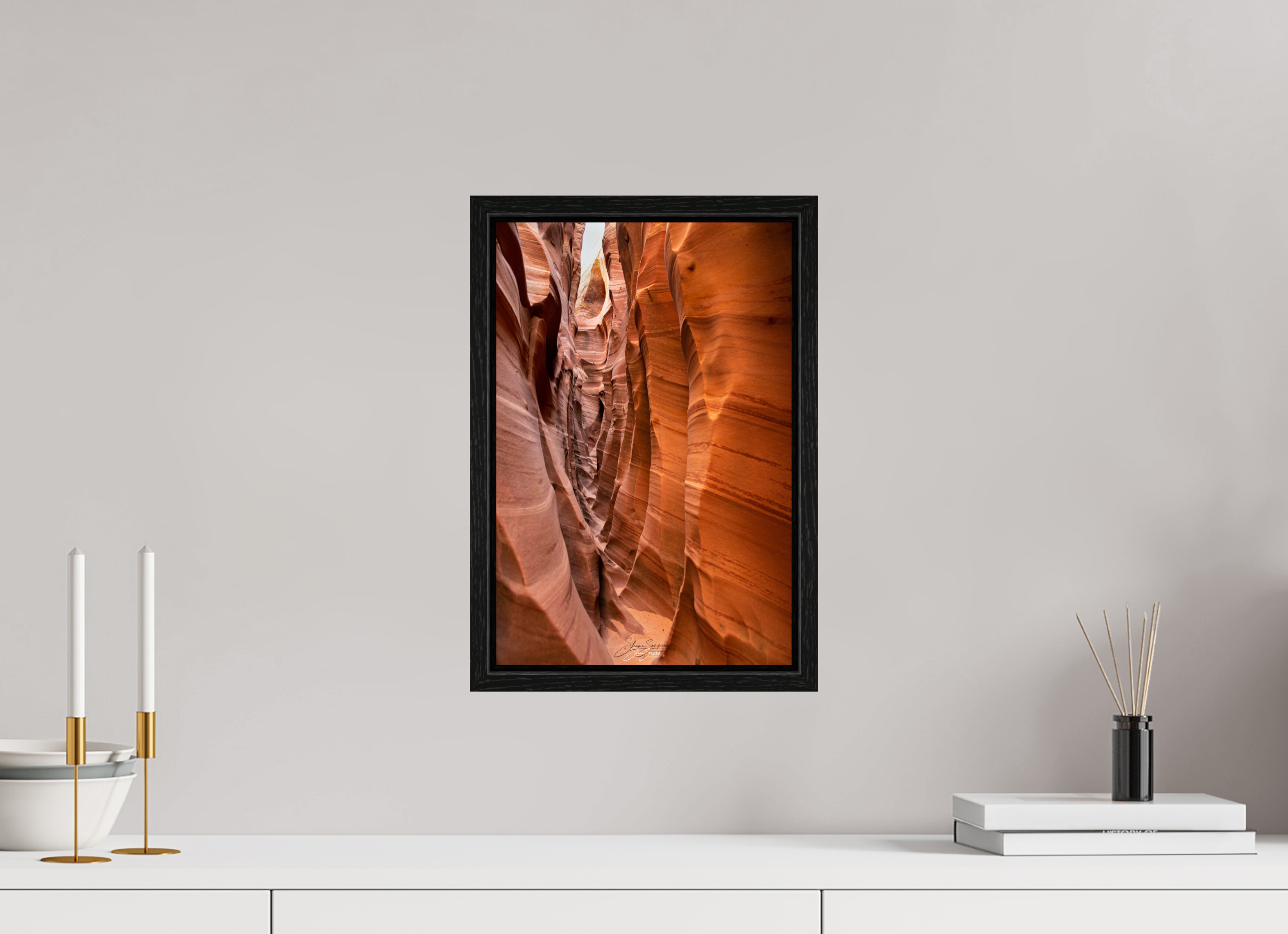 10 x 15″, Floater Frame Zibra