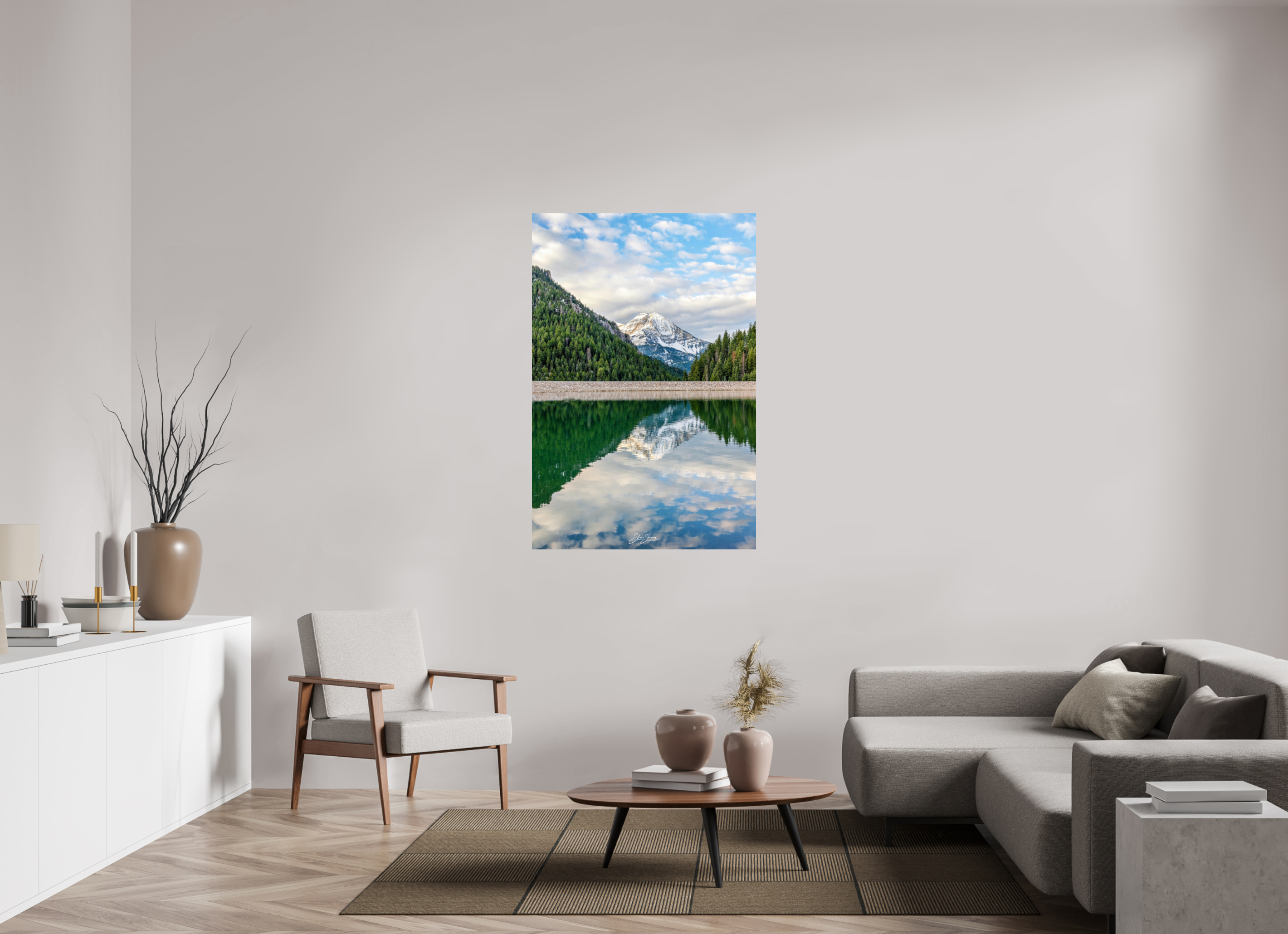 36 x 54″, Metal Mount Timpanogos