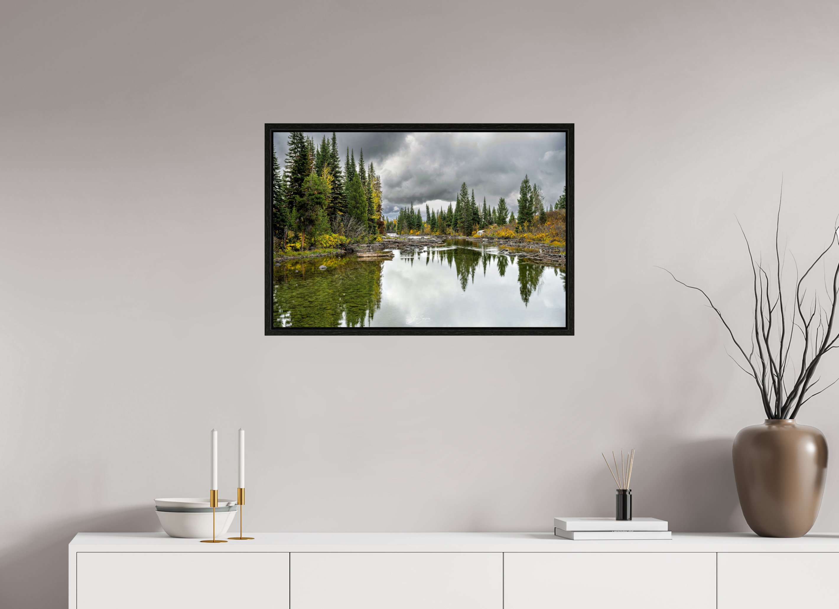 30 x 20″, Floater Frame L2