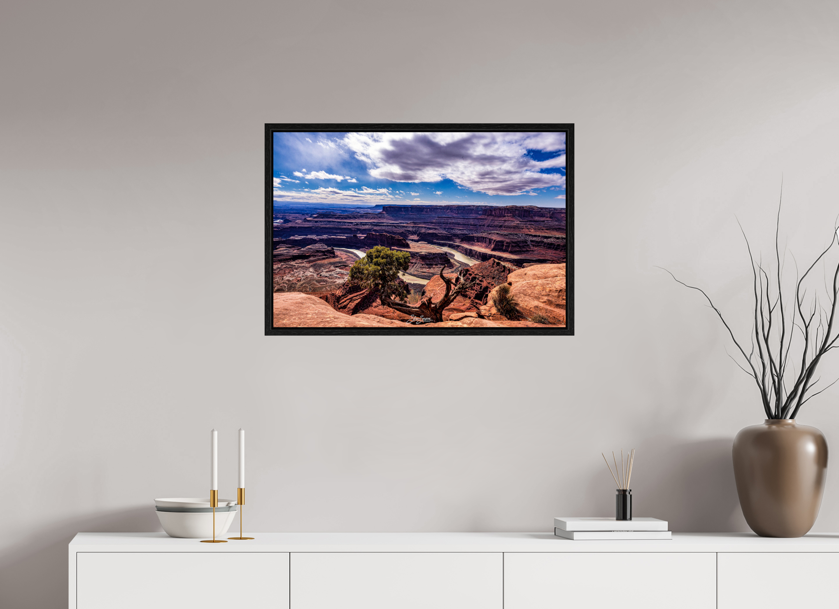 30 x 20″, Floater Frame A29 Dead Horse Point