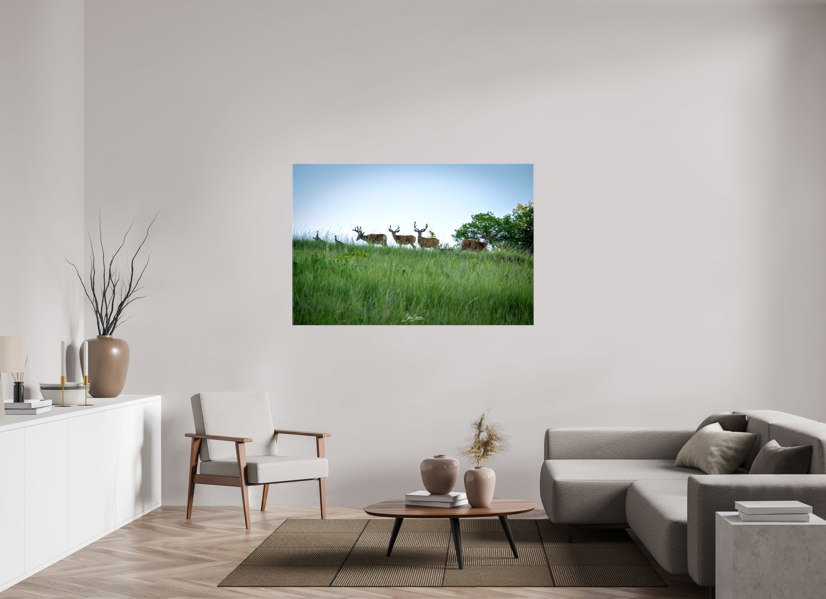 60 x 40″, Canvas Deer
