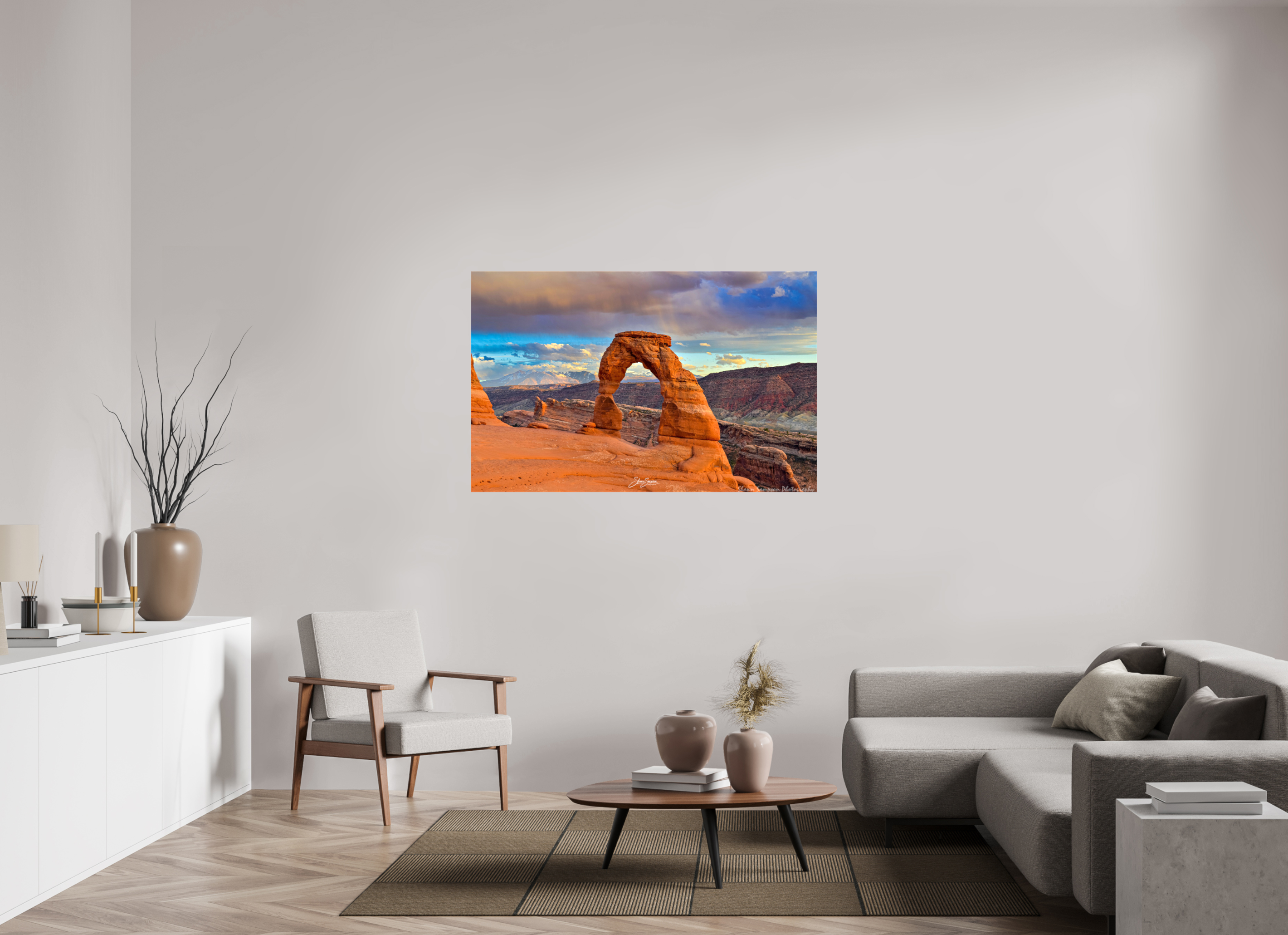 55.2 x 35″, Canvas Arches