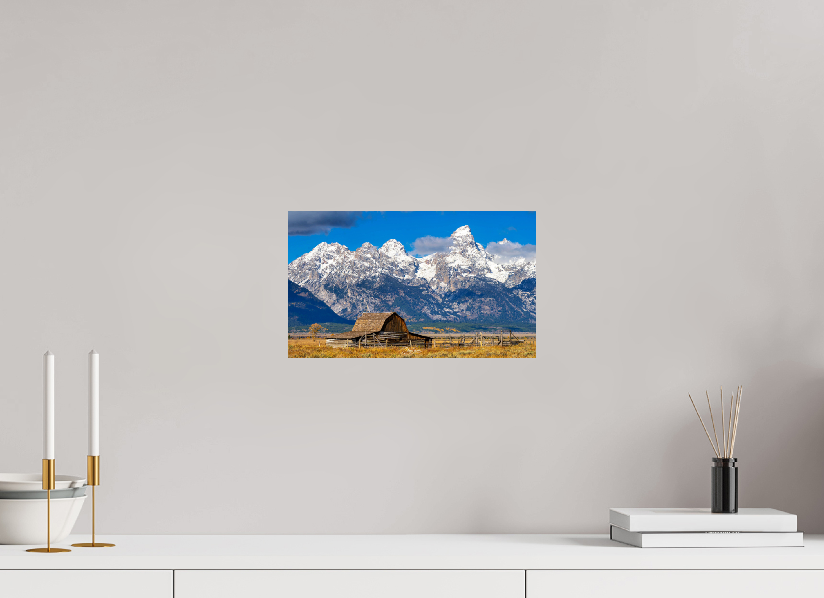 13.5 x 8″, Photo Print On Fuji Crystal DP II Tetons
