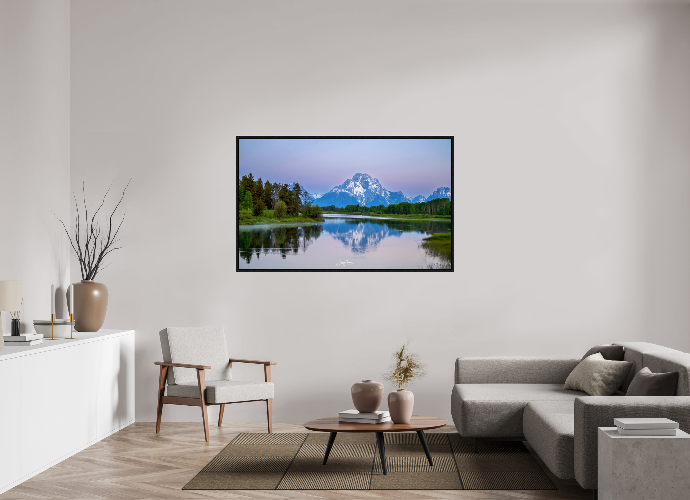 63.4 x 39″, Floater Frame A7