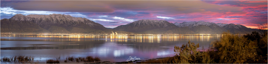 Main image Utah Lake At Sunrise