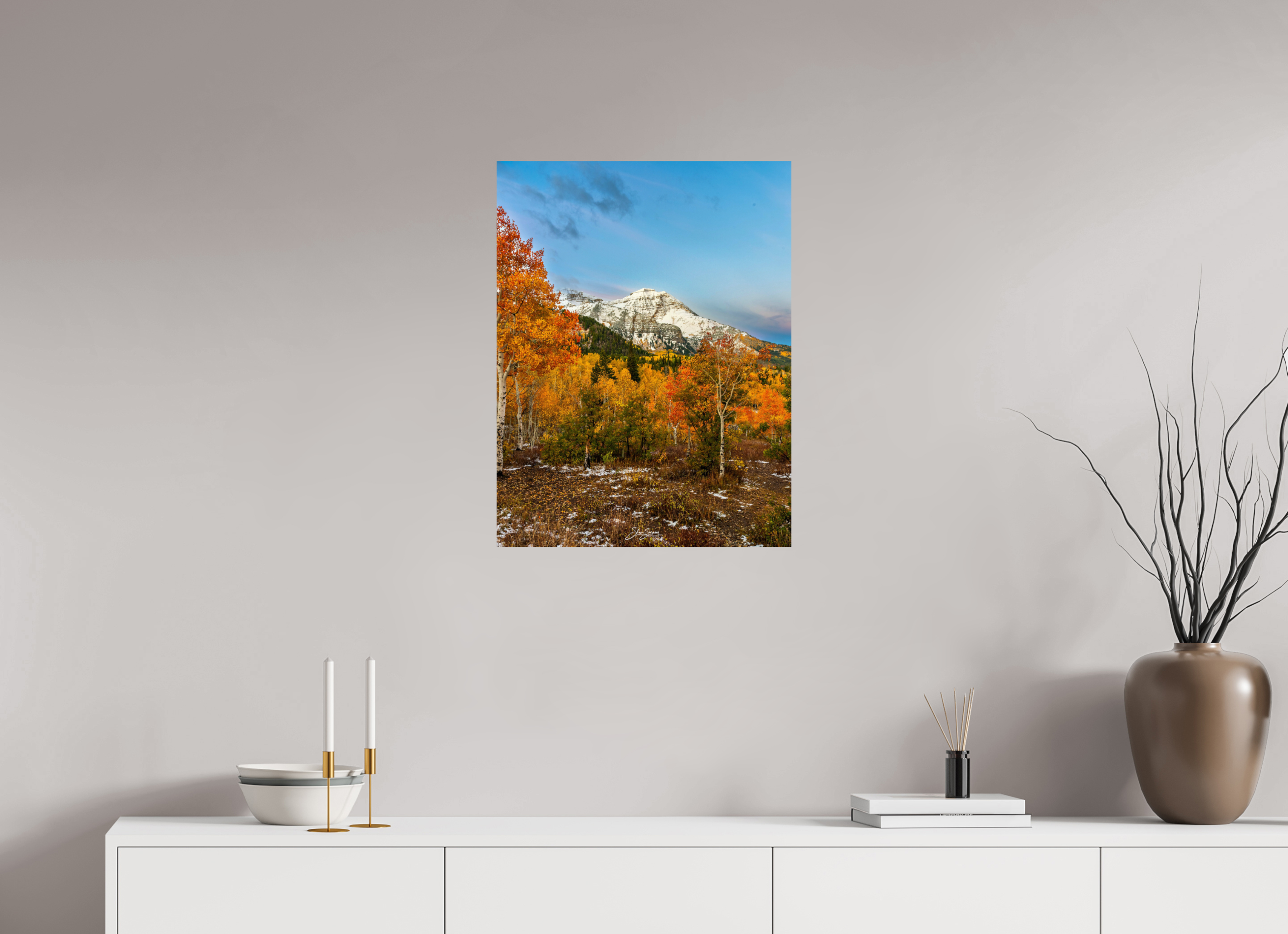 20 x 26.2″, Photo Print On Fuji Crystal DP II Timp Fall
